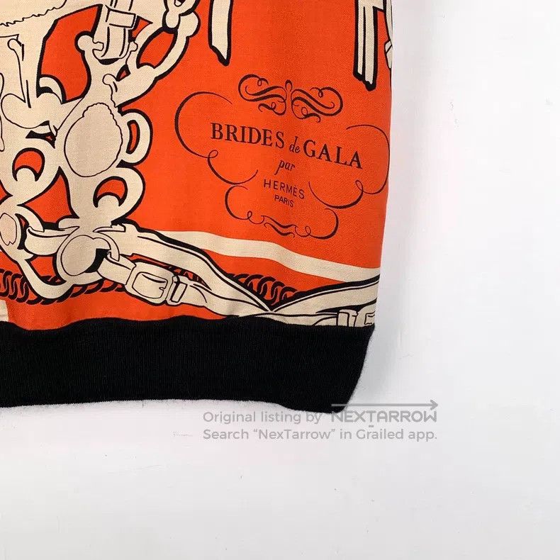 Hermes Hermes Color-block geometric pattern print silk round-neck Size XXS / US 00 / IT 34 - 4 Thumbnail