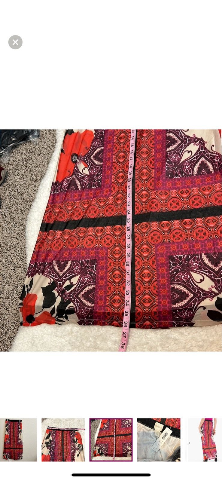 Chicos Chicos small mixed media print skirt Size 27" / US 4 / IT 40 - 8 Thumbnail