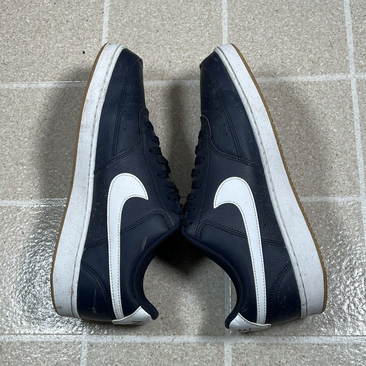 Nike Nike Court Vision Low Trainers - Navy Obsidian & White, Size US 10 / EU 43 - 7 Thumbnail