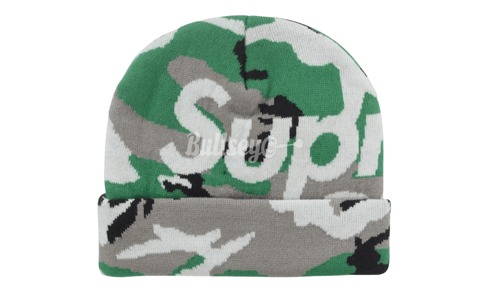 Supreme Camo Big Logo Beanie Green Camo Size ONE SIZE - 1 Thumbnail