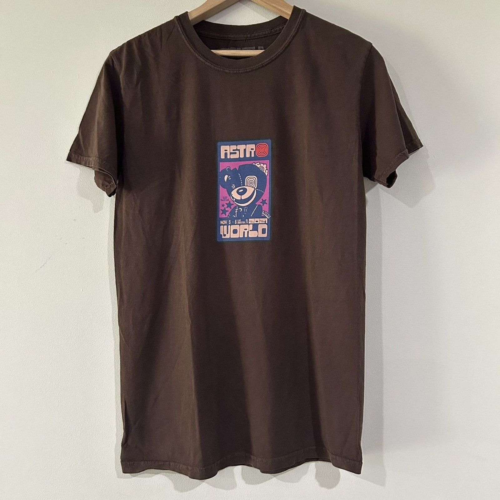 Travis Scott Travis Scott Astroworld Scare Bear Shirt Size US S / EU 44-46 / 1 - 1 Thumbnail
