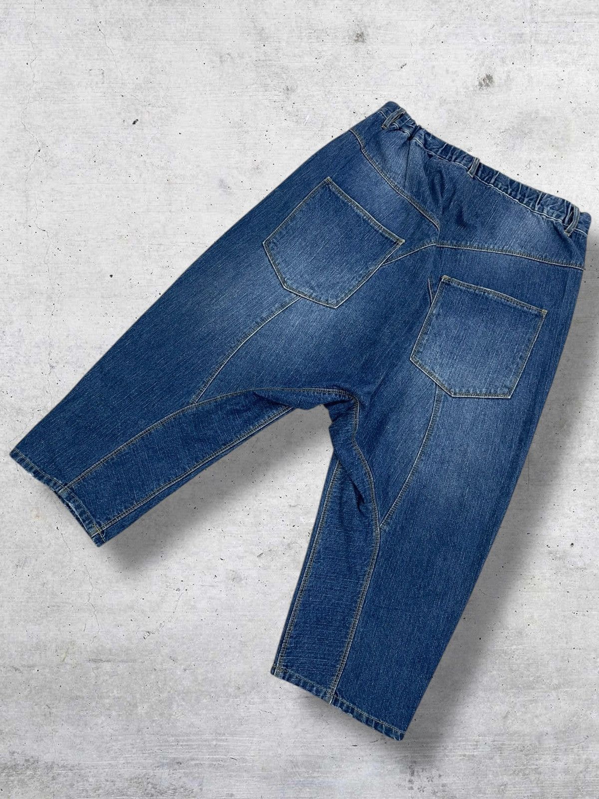Kapital VINTAGE BIT BLUE 90S OG JAPAN DESIGNER PATCHWORK SHORT DENIM Size US 30 / EU 46 - 9 Thumbnail