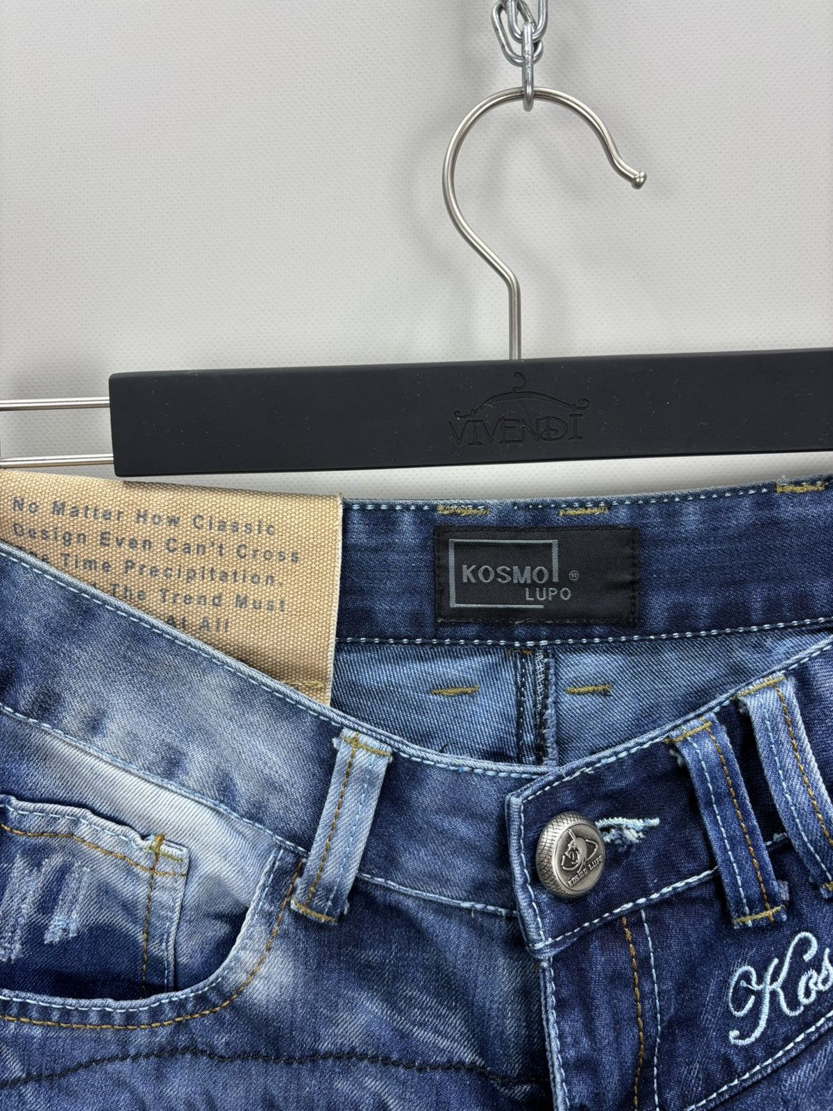 Other Mens jeans Y2k Kosmo Lupo Size 29 Color Blue Size US 29 - 5 Thumbnail