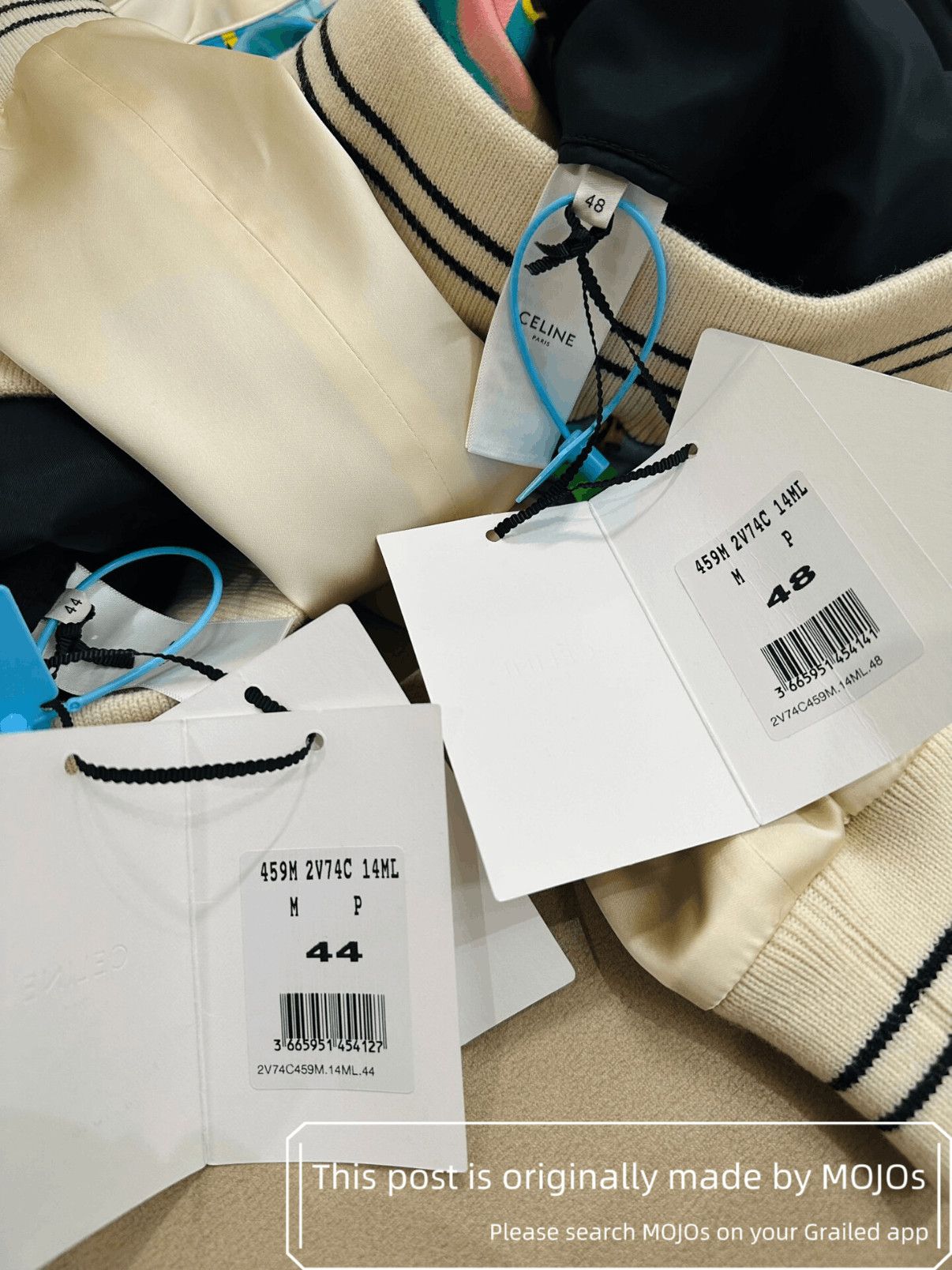 Celine Sz 48 Celine 21SS Beach Satin Jacket mojos15566 Size US M / EU 48-50 / 2 - 5 Thumbnail