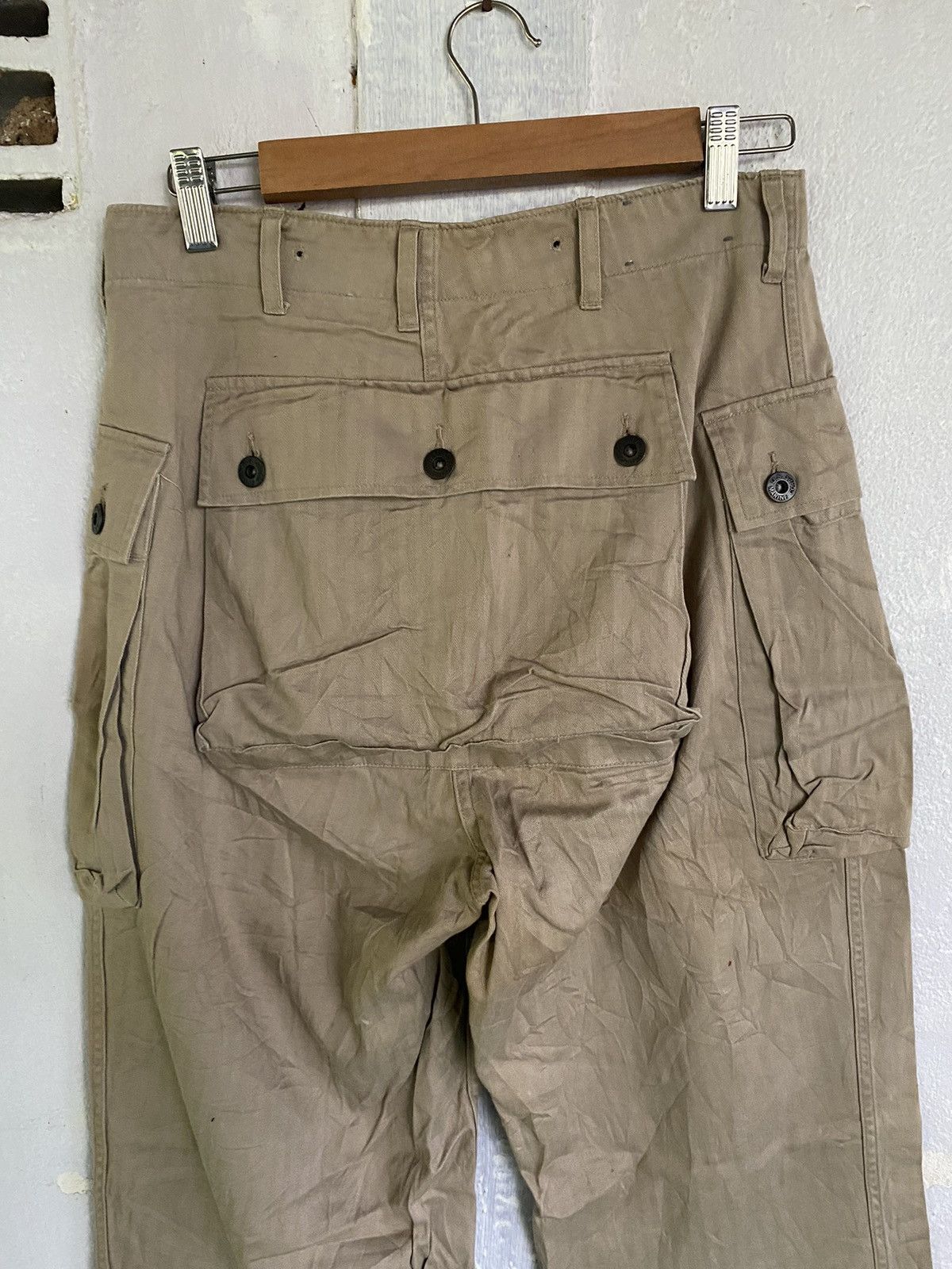 Japanese Brand × Vintage CAB CLOTHING Military Multi Pocket Cargo Monkey Pants Size US 30 / EU 46 - 7 Thumbnail