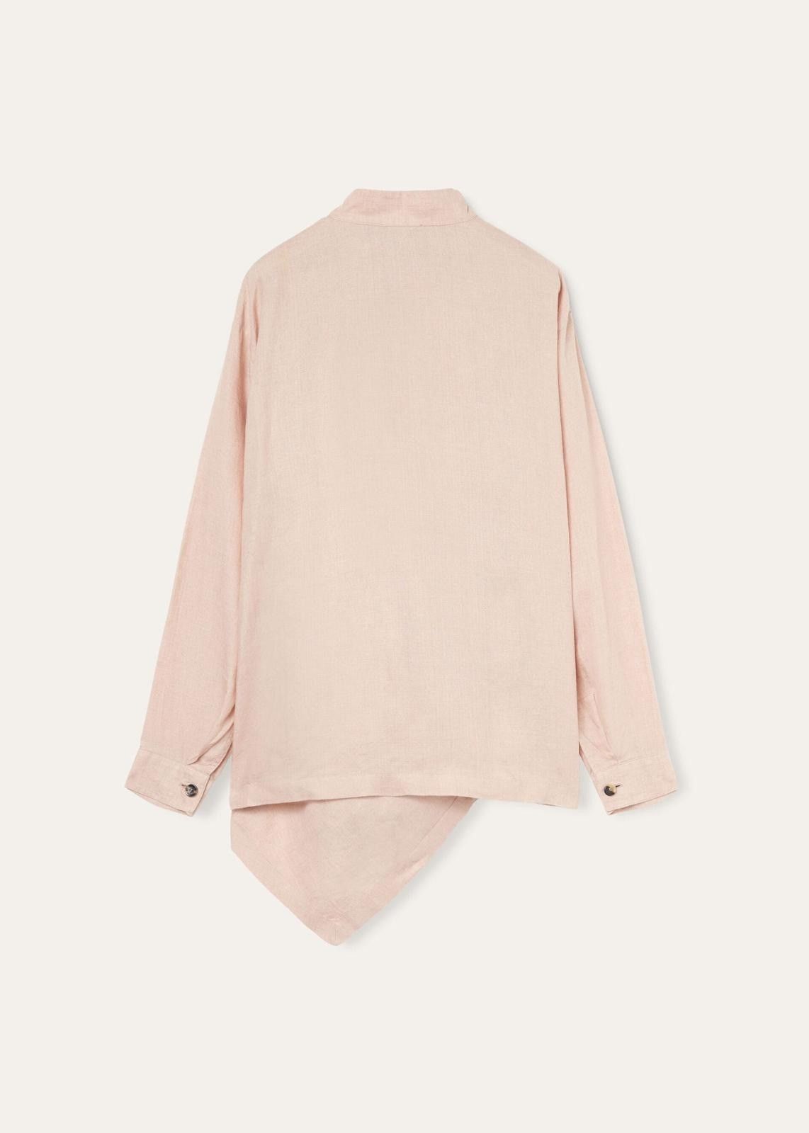 Loro Piana o1srvl11e0725 FAO0482 Jainen Linen Shirt in Pink Size XS / US 0-2 / IT 36-38 - 2 Thumbnail