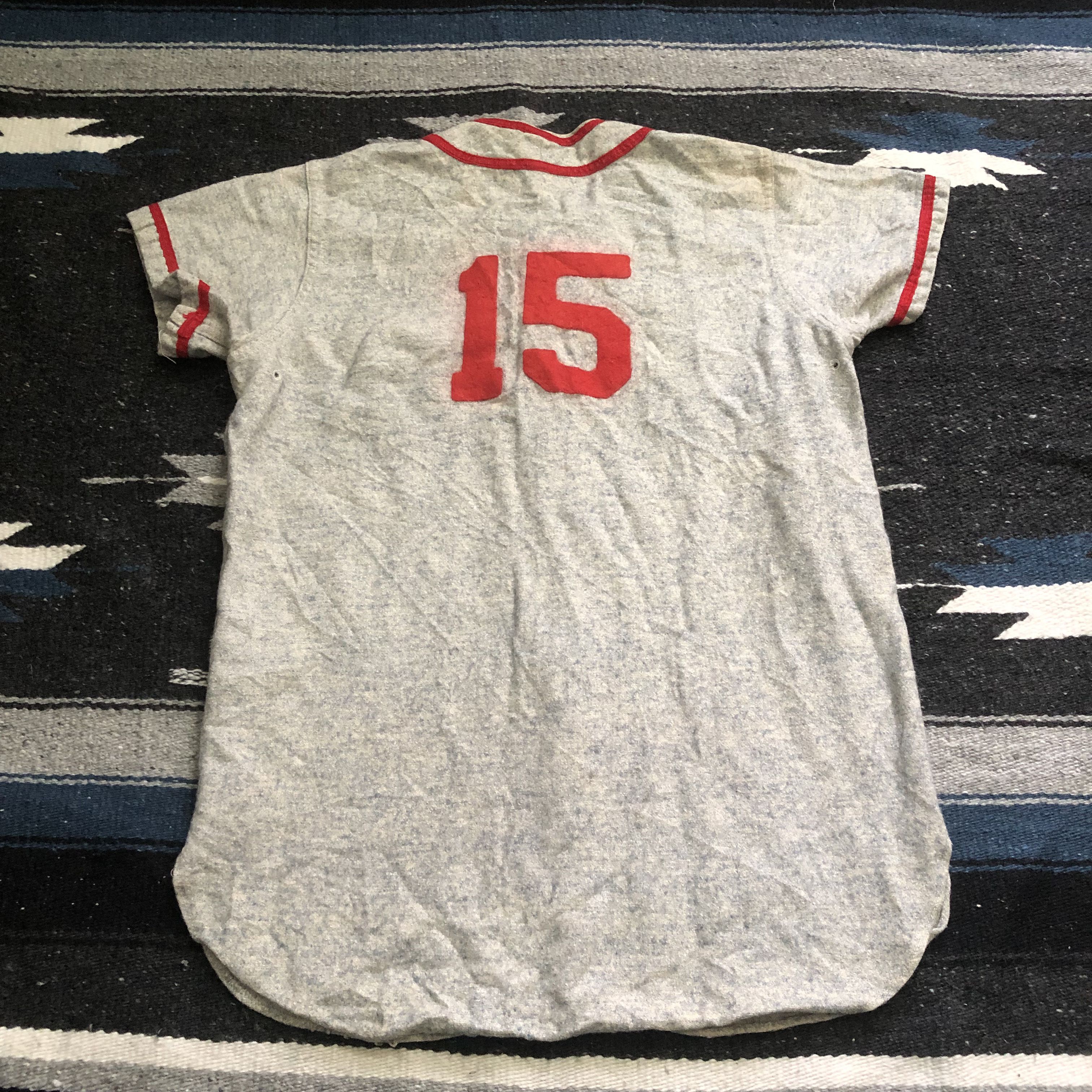 MLB Vintage 50s Woodridge American baseball embroidery jersey Size US S / EU 44-46 / 1 - 2 Thumbnail