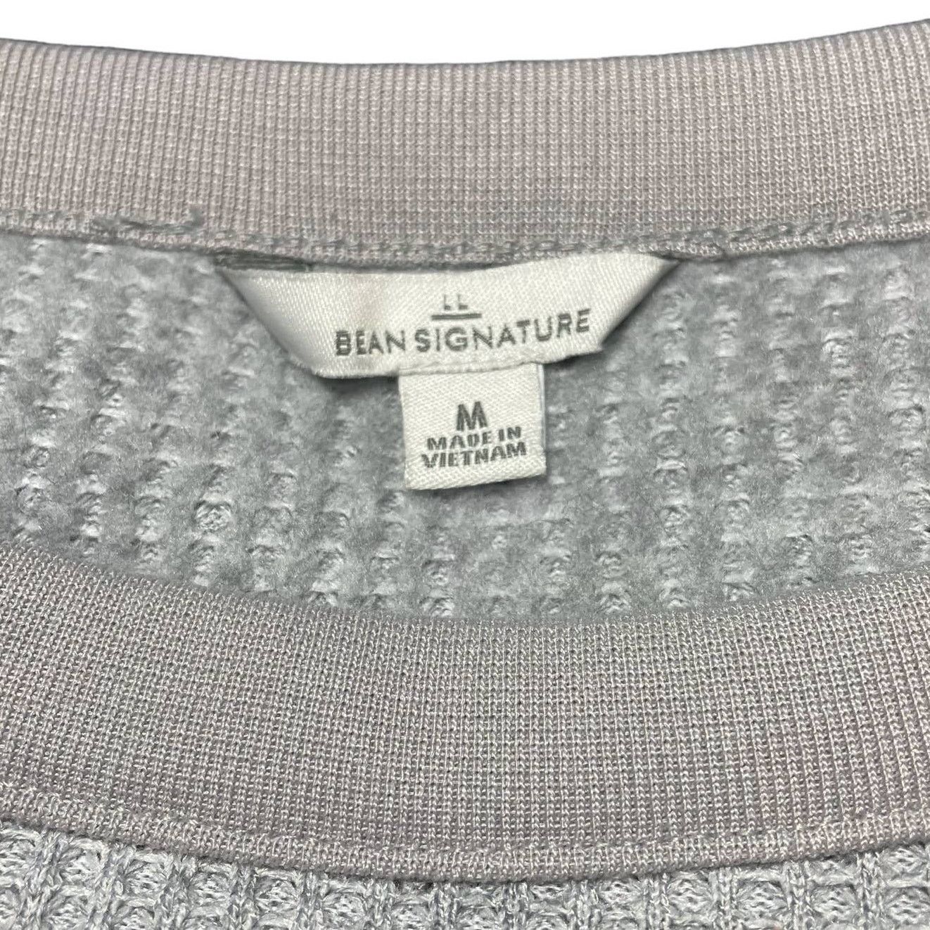 L.L. Bean L.L. Bean Signature Waffle Knit Boatneck Sweater Gray Medium Size M / US 6-8 / IT 42-44 - 5 Thumbnail