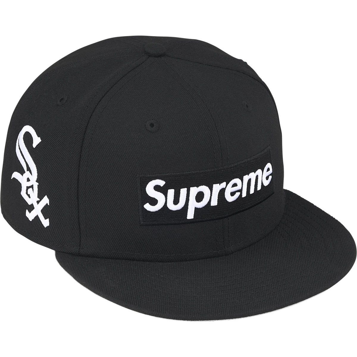 MLB × New Era × Supreme Supreme MLB Teams Box Logo New Era Chicago White Sox 7 5/8 Size ONE SIZE - 2 Thumbnail