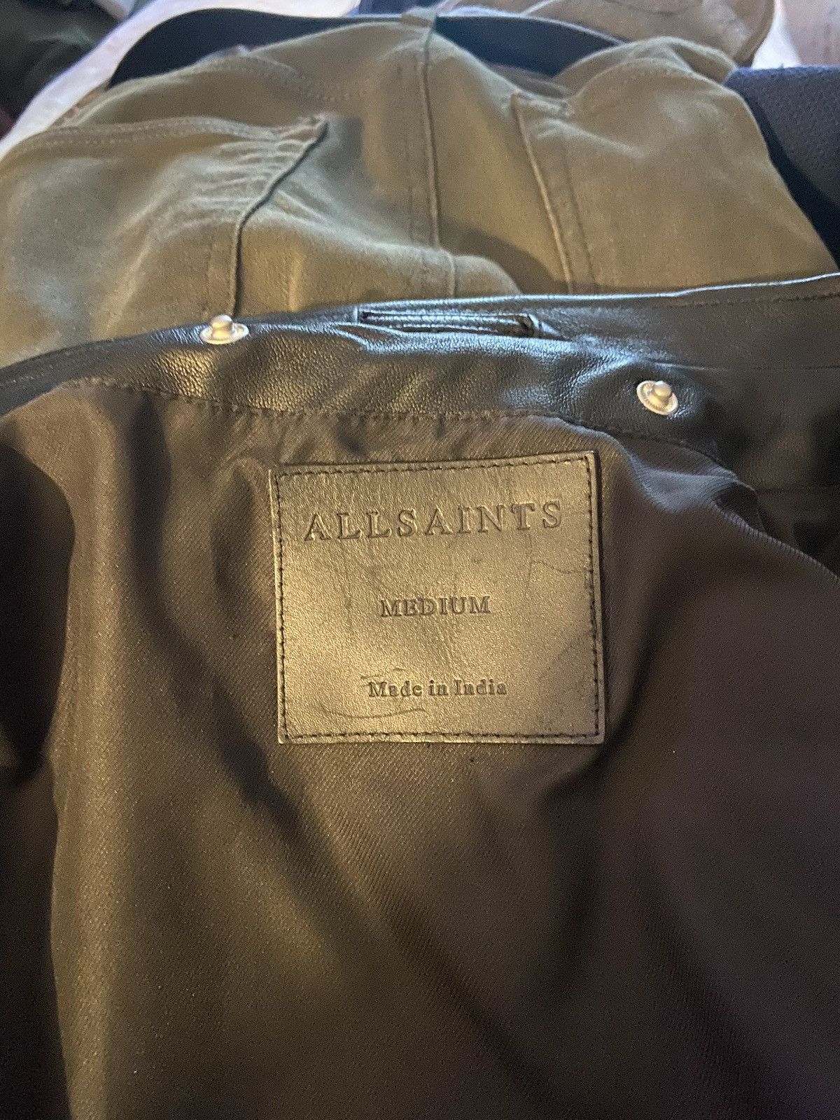 Allsaints AllSaints leather bomber Size US M / EU 48-50 / 2 - 5 Thumbnail
