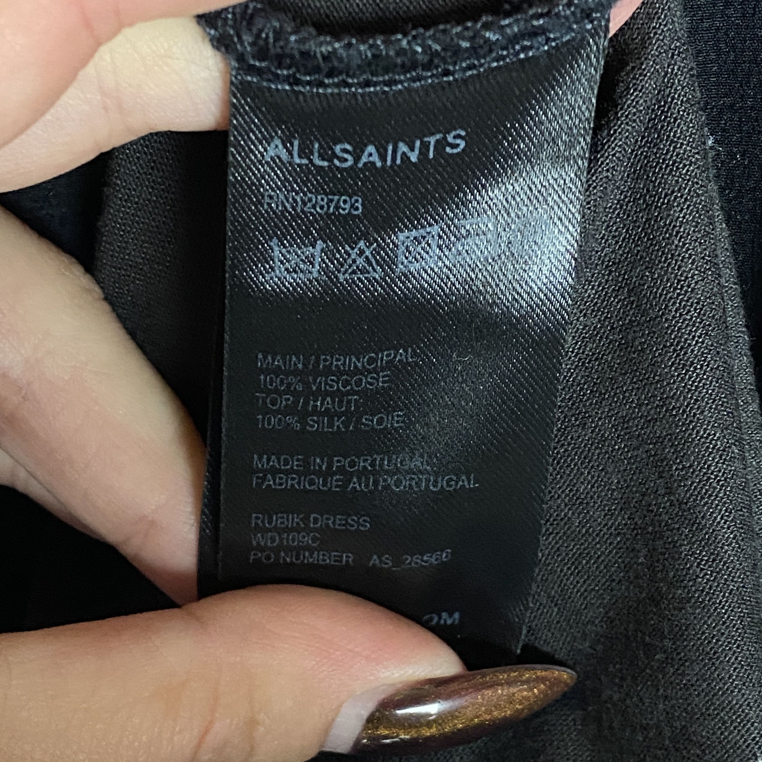 Allsaints Allsaints Dress Women's Size US 2 Black Sleeveless Size XS / US 0-2 / IT 36-38 - 5 Thumbnail