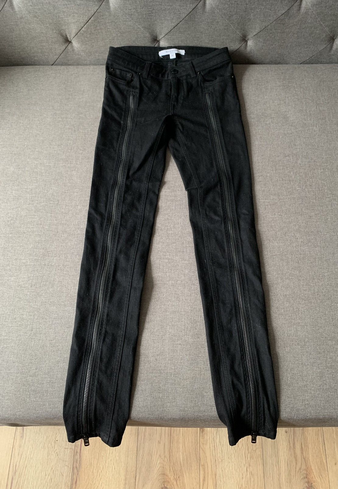 Givenchy Givenchy Zip Skinny Flared Jeans Size 25" / US 0 / IT 36 - 2 Thumbnail