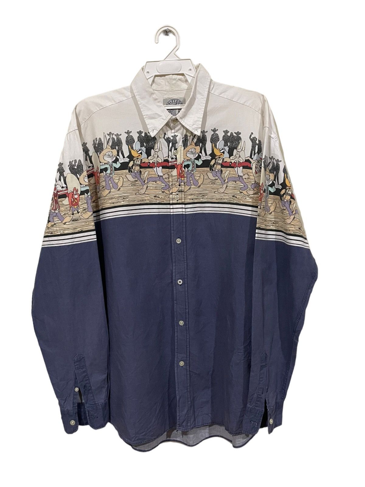 Cowboy Equipment Rare🔥Salty Dog Bugs Bunny & Friends Character Vintage Shirt Size US XL / EU 56 / 4 - 1 Thumbnail