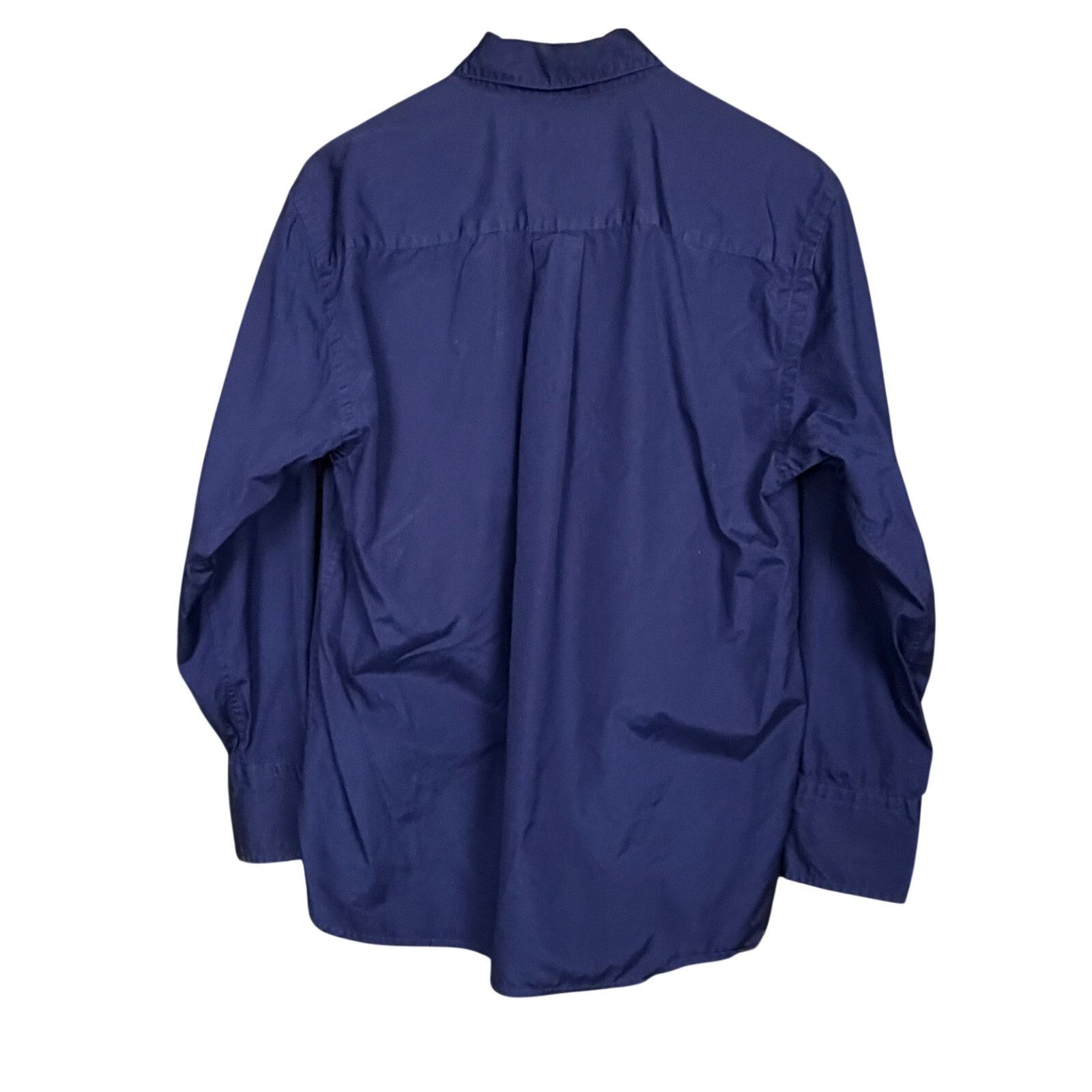 J.Crew J.Crew Dark Blue L/S Button Down Shirt Work Office Cotton M Size US M / EU 48-50 / 2 - 2 Thumbnail