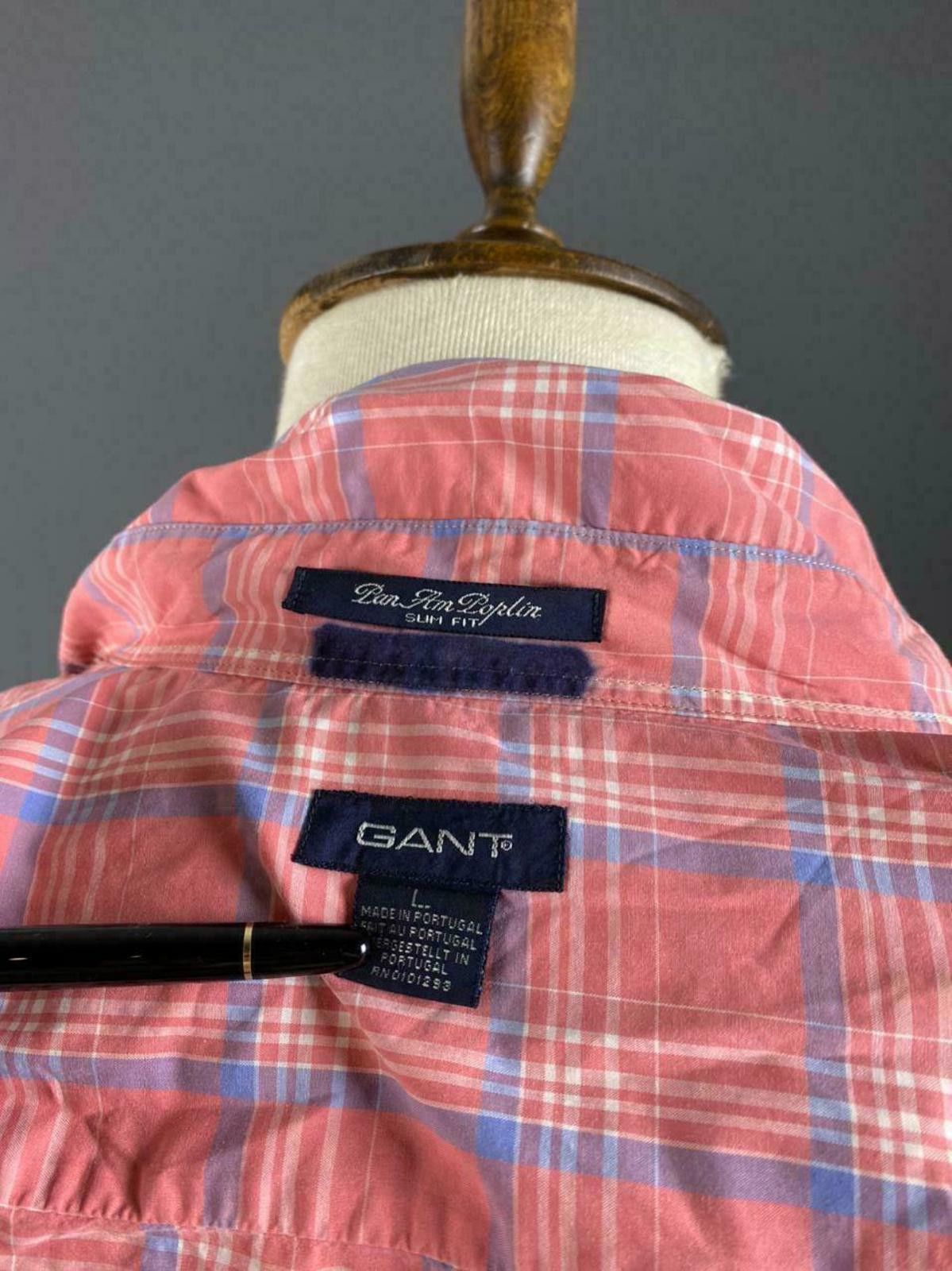 Gant Men Gant Slim Fit Vintage Check Size L Pit to Pit 22.5" Size US L / EU 52-54 / 3 - 7 Thumbnail
