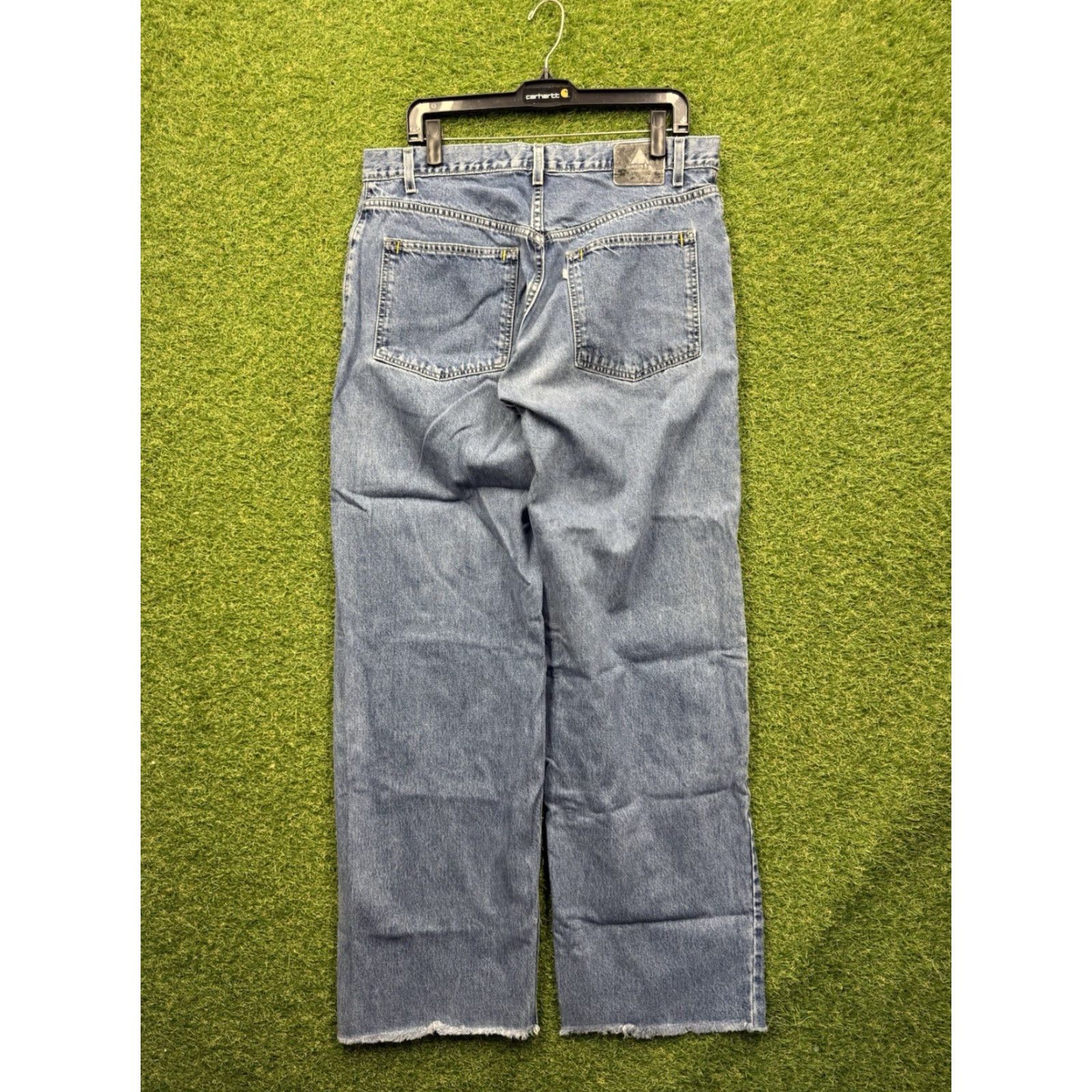 Vintage VINTAGE Levi's SilverTab Jeans Mens 34x33 Oversized Fit Light Wash Baggy Y2K Levi's Silvertab Size US 34 / EU 50 - 2 Thumbnail