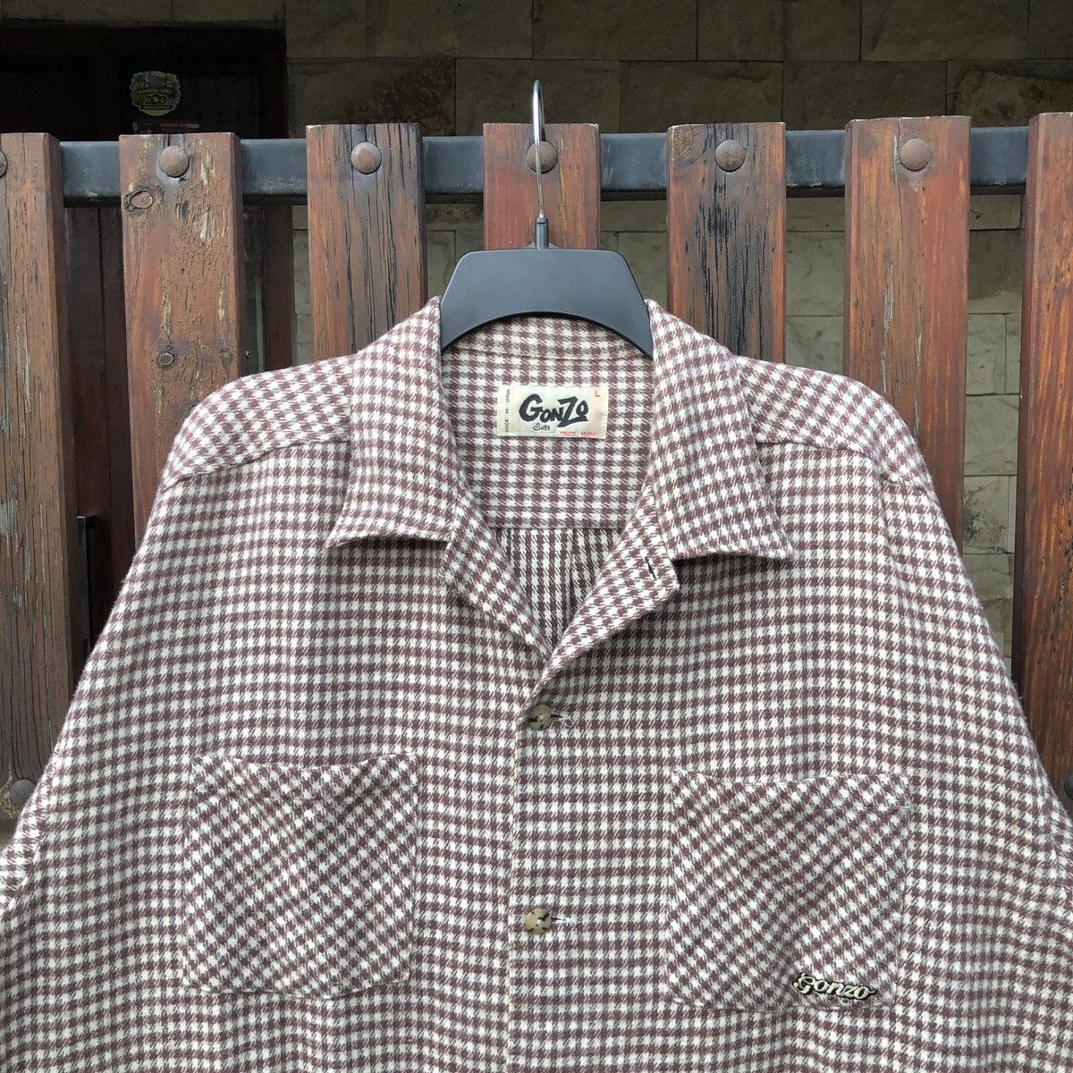 Japanese Brand × Vintage GONZO SURF FLANELL SHIRT Size US XL / EU 56 / 4 - 2 Thumbnail