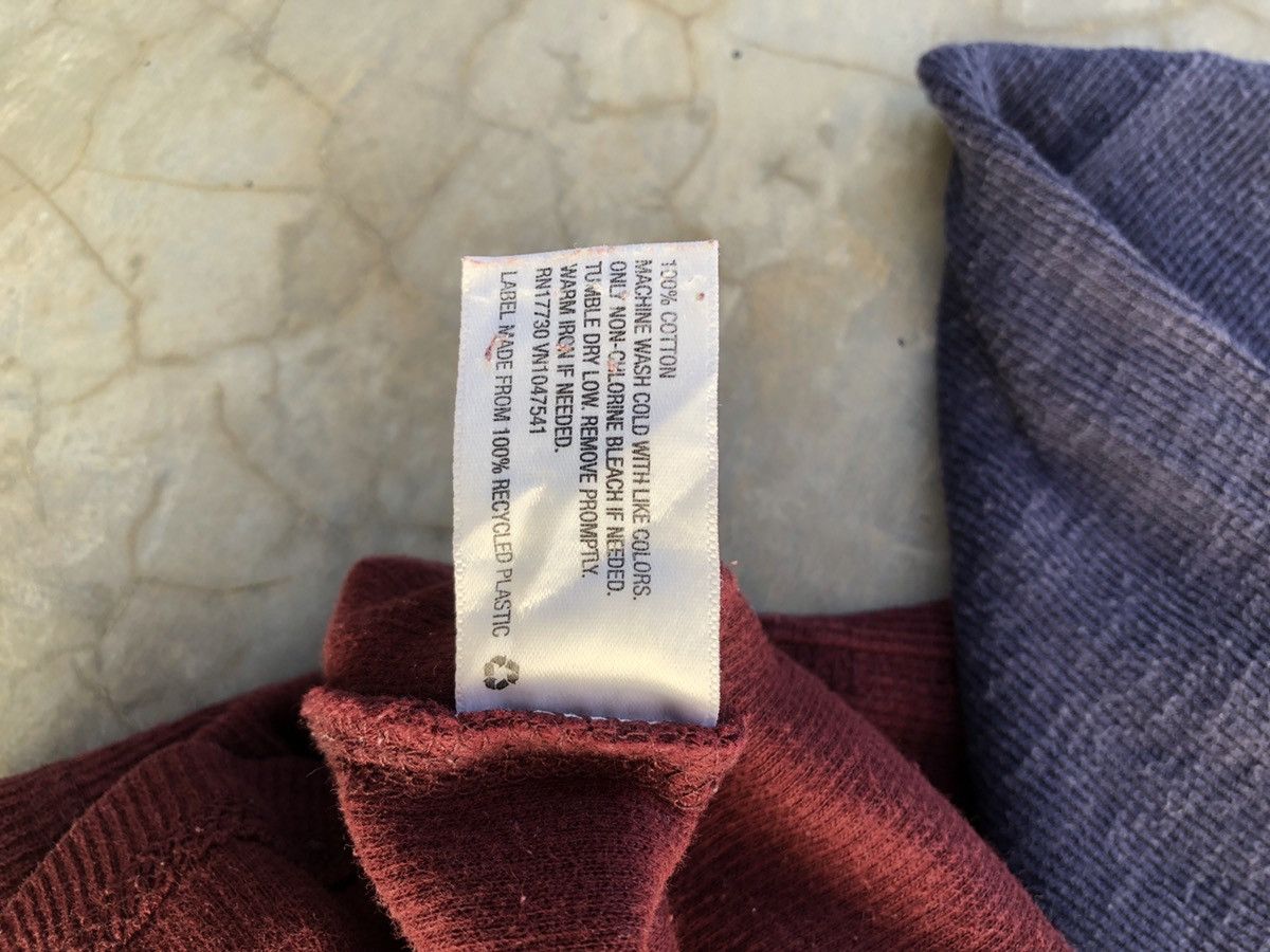 Merona Vintage Classic Merona Burgundy Navy Long Sleeve Raglan Tee Size US M / EU 48-50 / 2 - 9 Thumbnail