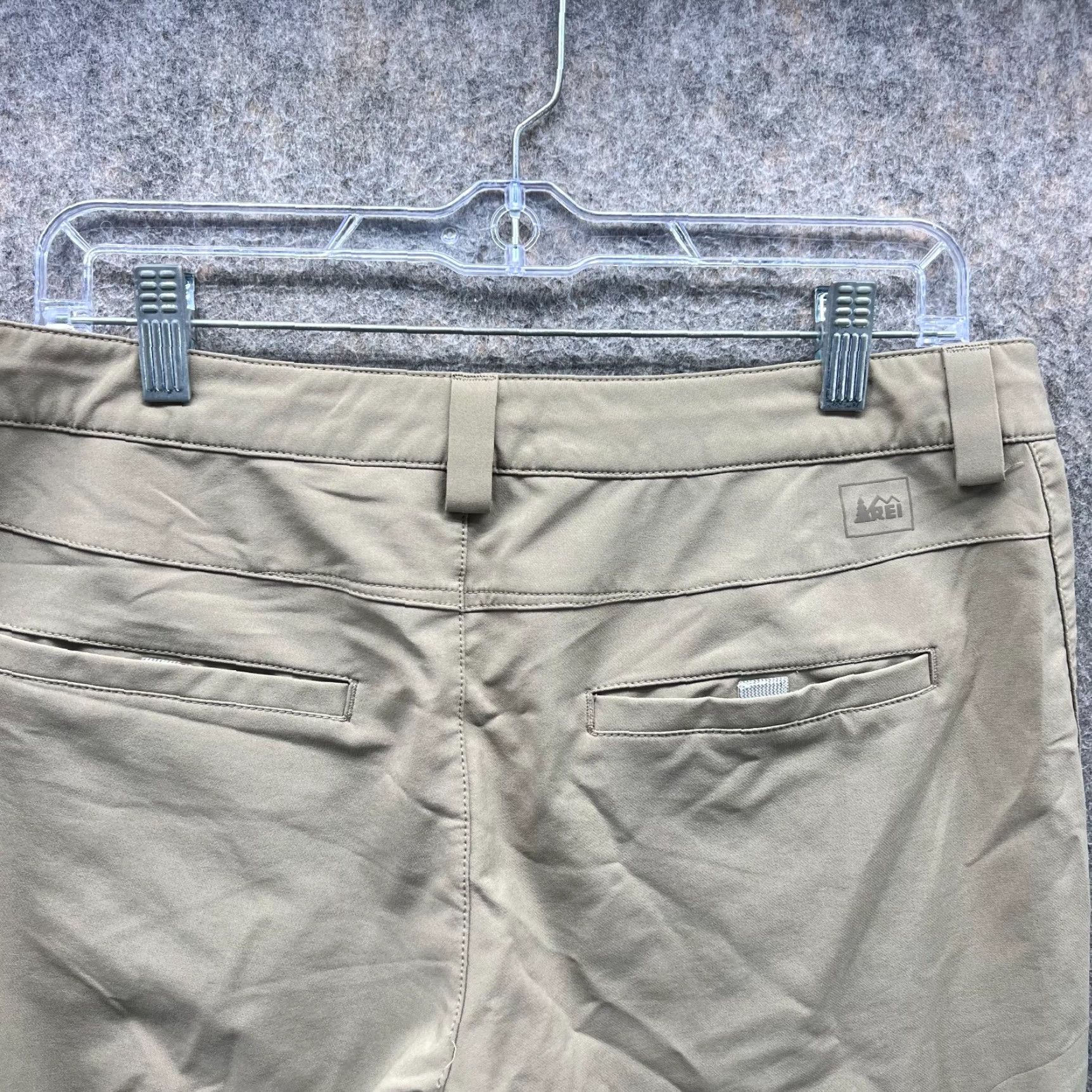 Vintage VINTAGE REI Endeavor Pants Women 10 Petite Khaki Hiking Zip Camping Lined Beige Straight Fall Summer Winter Jeans Trousers Size 32" / US 10 / IT 46 - 4 Thumbnail