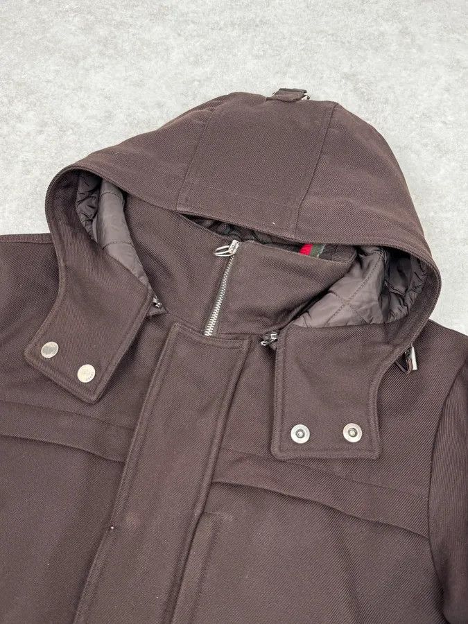 Gucci AW2011 Gucci Brown Hooded Wool Coat Size US M / EU 48-50 / 2 - 5 Thumbnail
