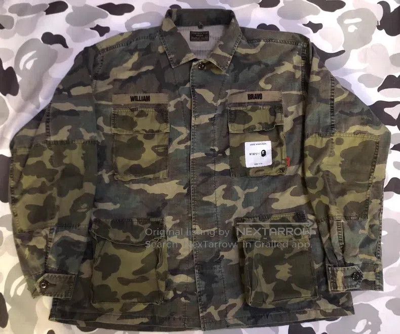 Wtaps Wtaps Collaboration Camouflage Wash Sweatshirt Size US M / EU 48-50 / 2 - 1 Thumbnail