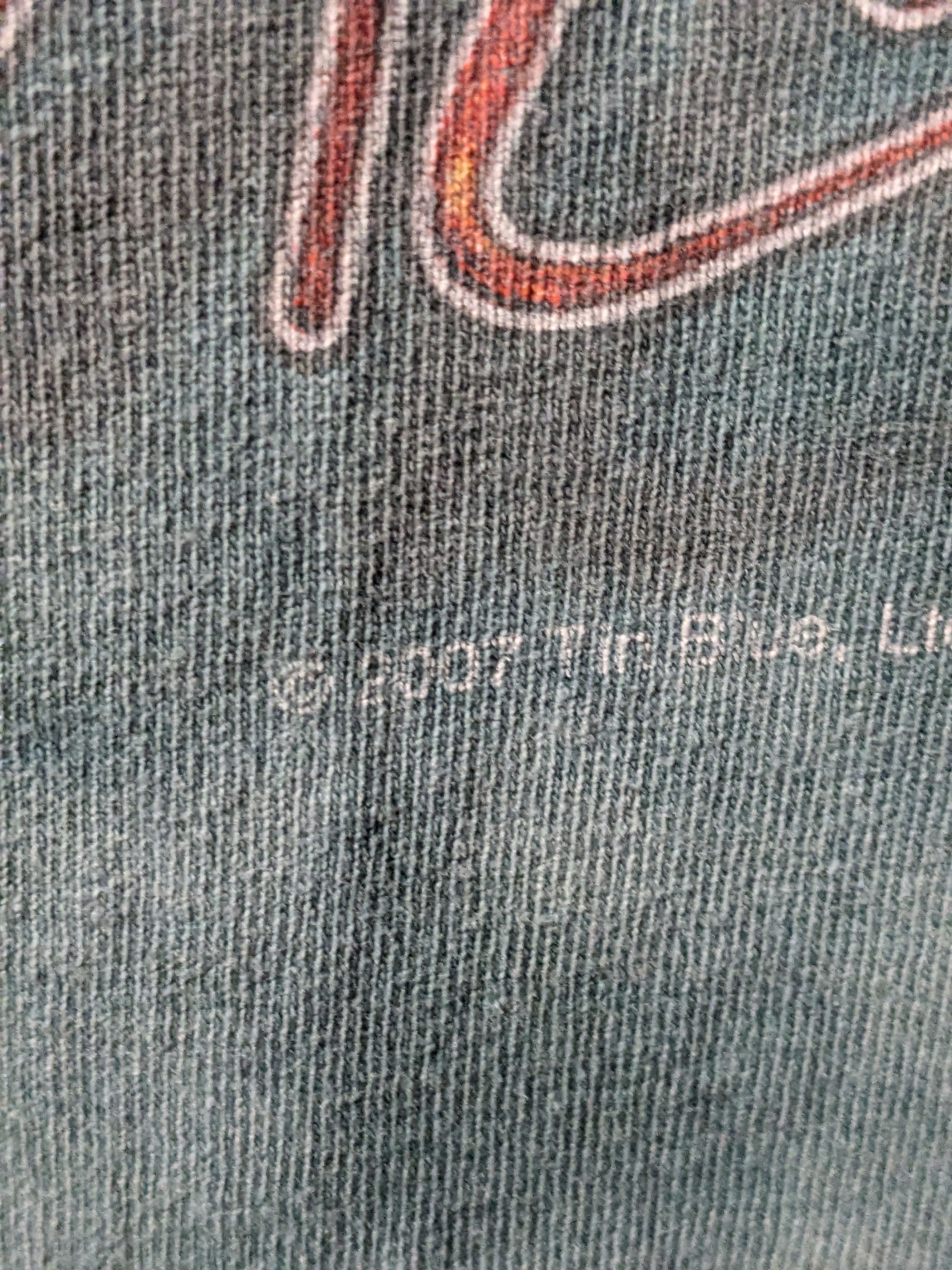 Band Tees × Pink Floyd × Vintage Vintage 2007 Pink Floyd The Wall Liquid Blue Large T-Shirt Size US L / EU 52-54 / 3 - 3 Thumbnail