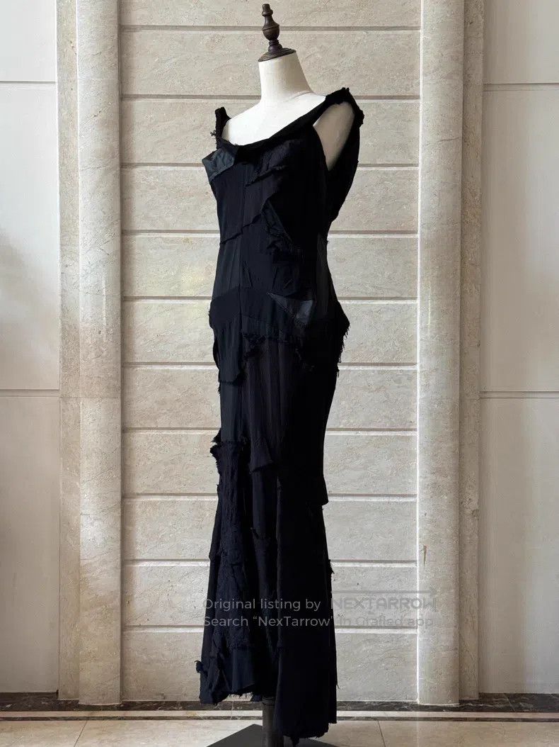 Junya Watanabe Junya Watanabe All Black Deconstructed Patchwork Dress Size M / US 6-8 / IT 42-44 - 3 Thumbnail