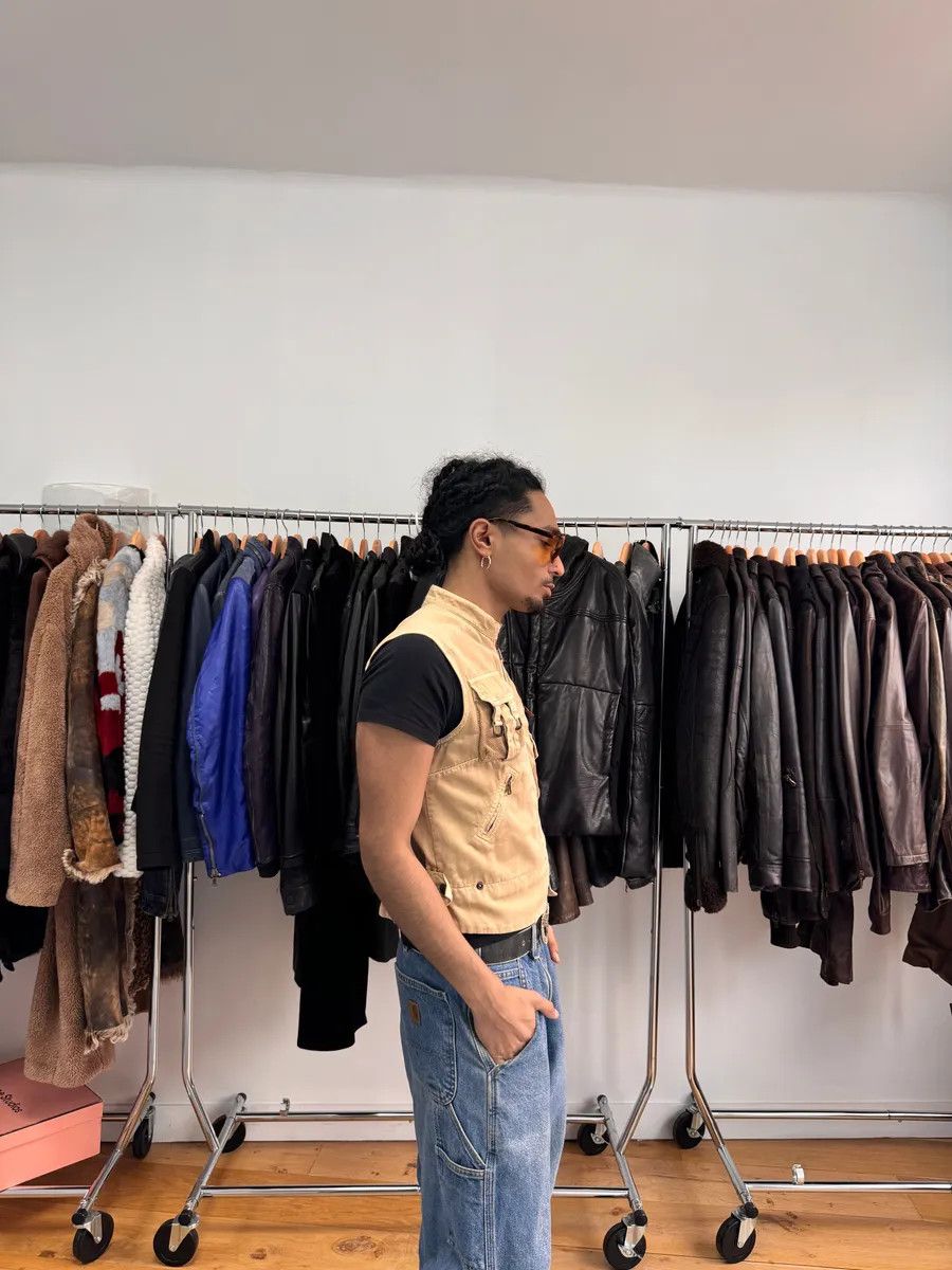 Dolce & Gabbana × Vintage SS2003 Dolce & Gabbana Beige Cargo Combat Vest Size S / US 4 / IT 40 - 3 Thumbnail