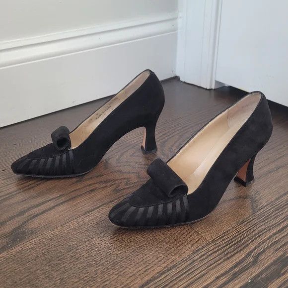 Bally Juliette Suede Pump Size US 5 / IT 35 - 4 Thumbnail