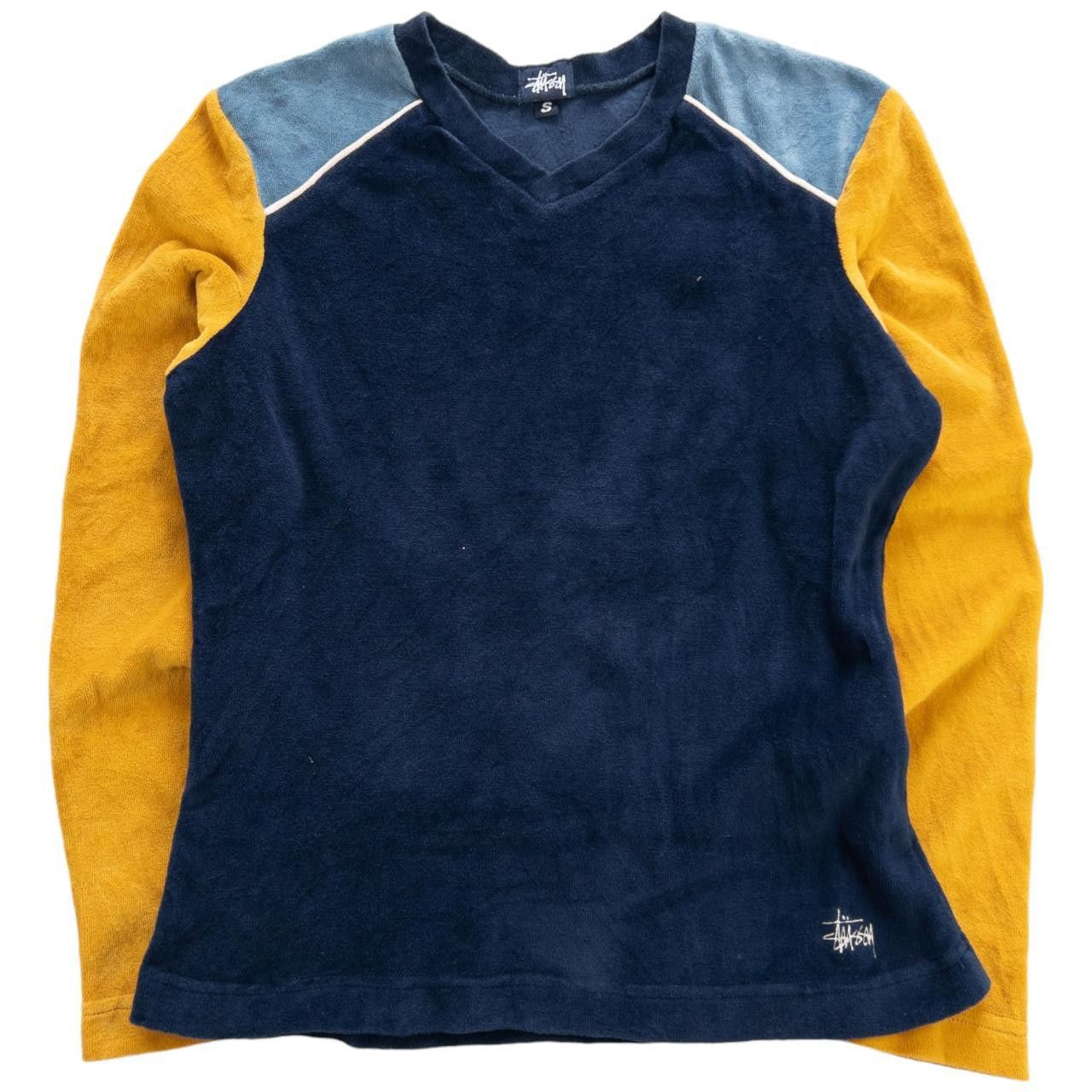 Vintage Stussy Velour Sweatshirt Woman´s Size S - Tops