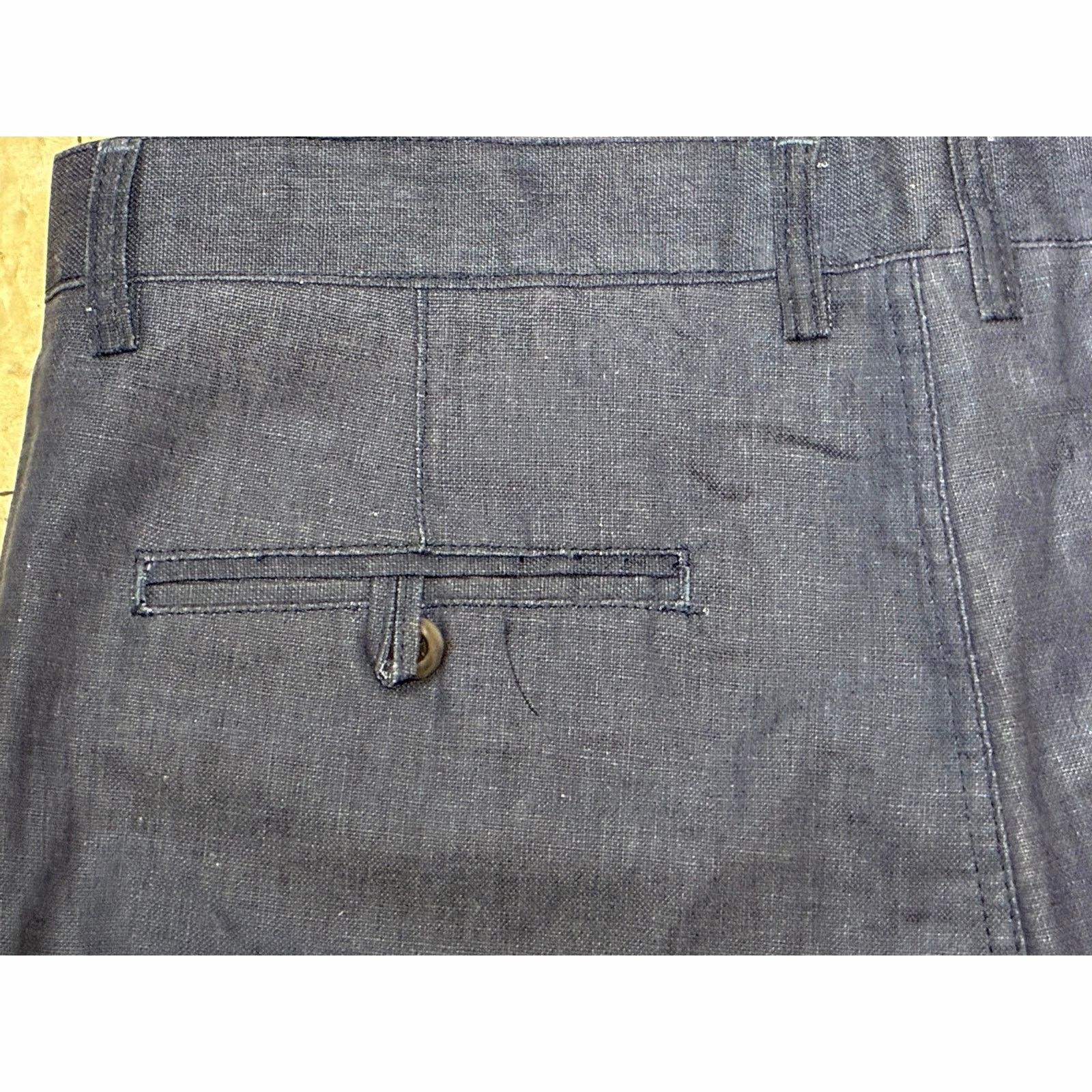 The Unbranded Brand IPAI Men’s Linen Cotton Flat Front Regular Fit Dress Size 34 Size US 34 / EU 50 - 6 Thumbnail