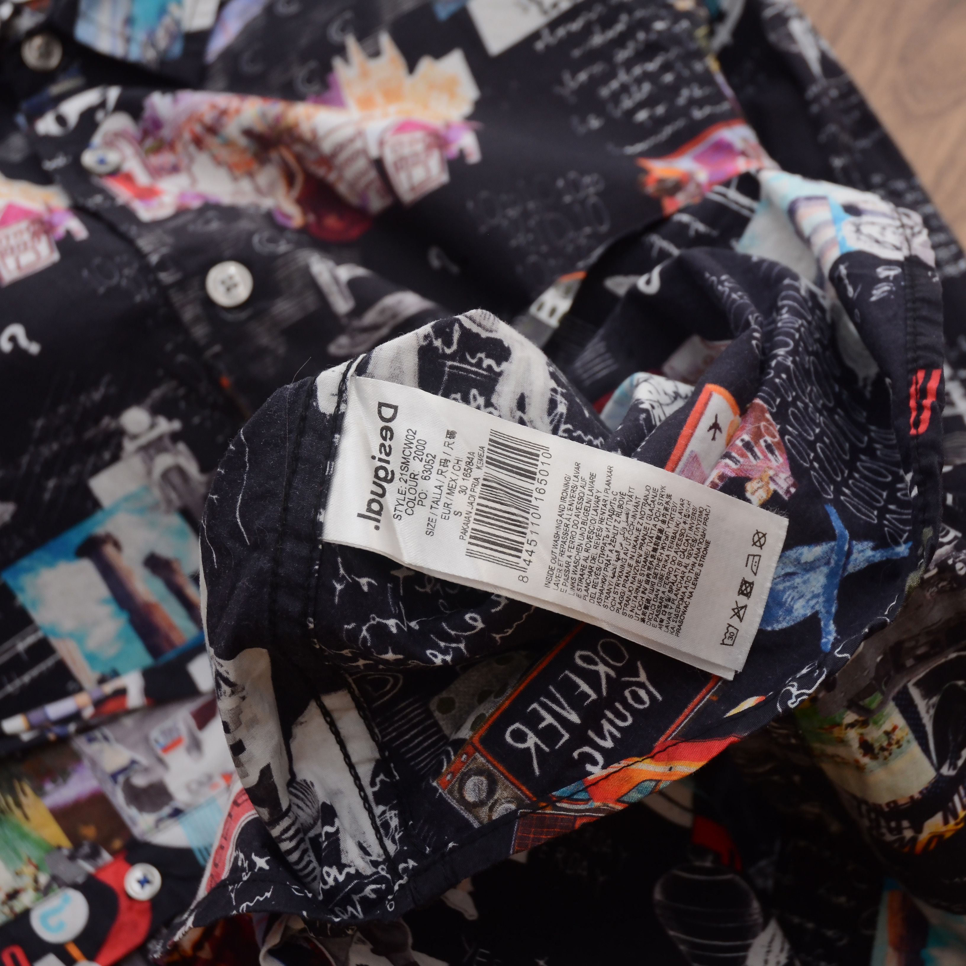 Desigual Desigual Shirt S Slim Abstract Multicolor Forever Young Y2K Size US S / EU 44-46 / 1 - 11 Thumbnail