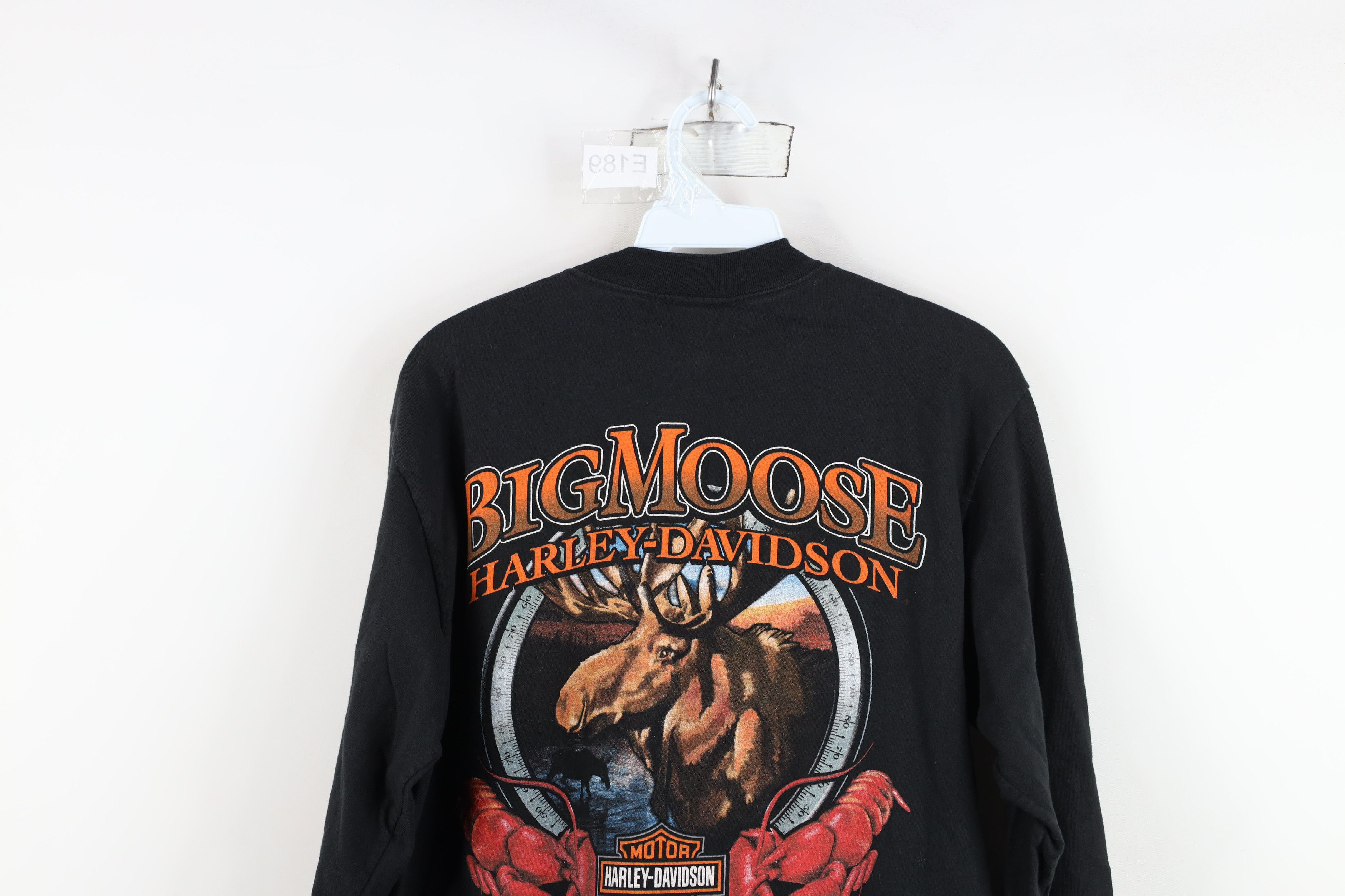 Harley Davidson Vintage Harley Davidson Spell Long Sleeve T-Shirt Black USA Size US M / EU 48-50 / 2 - 13 Thumbnail