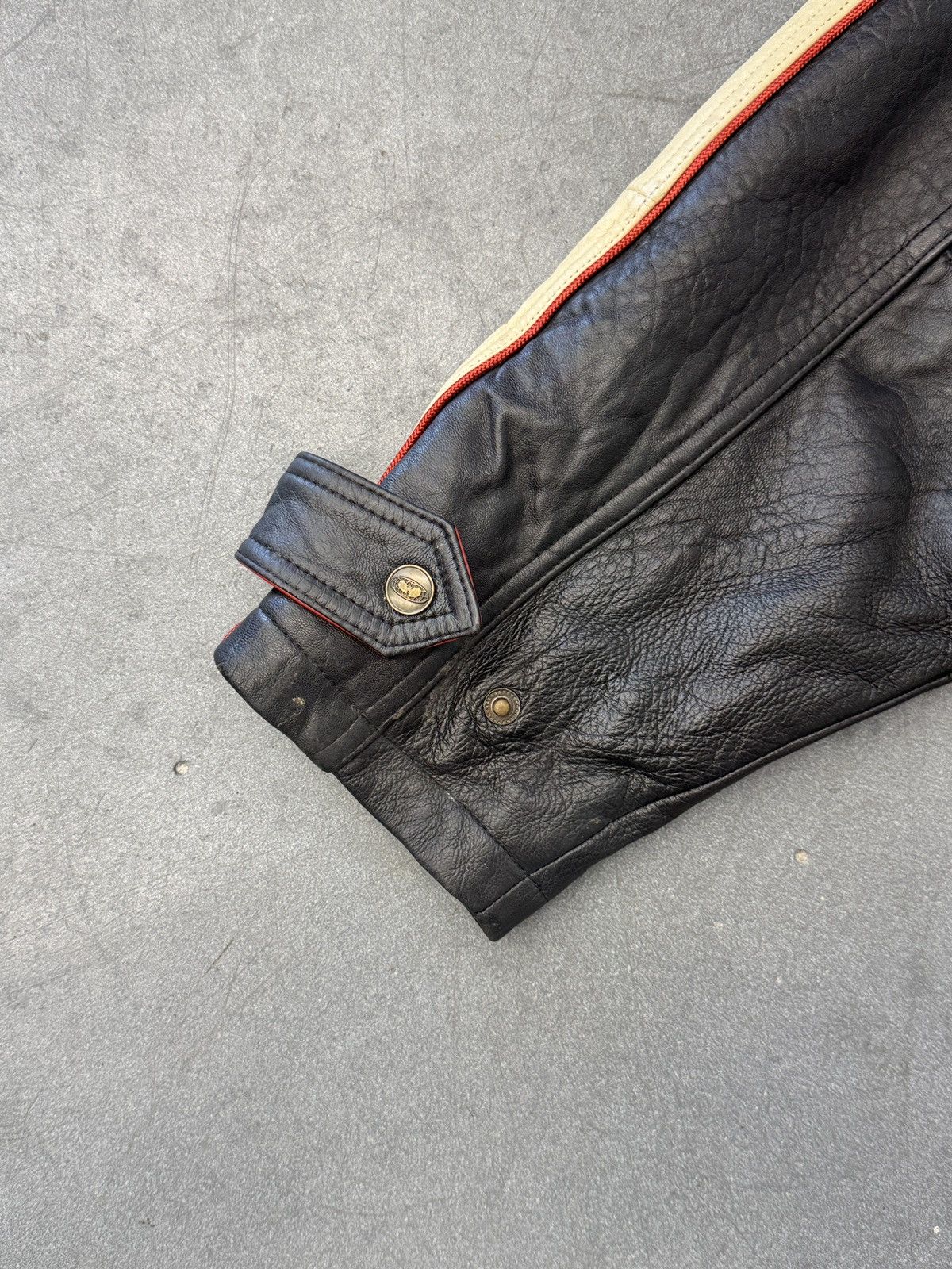 Vintage ‘90s Vintage Wu-Wear Leather Jacket Size US XXL / EU 58 / 5 - 11 Thumbnail