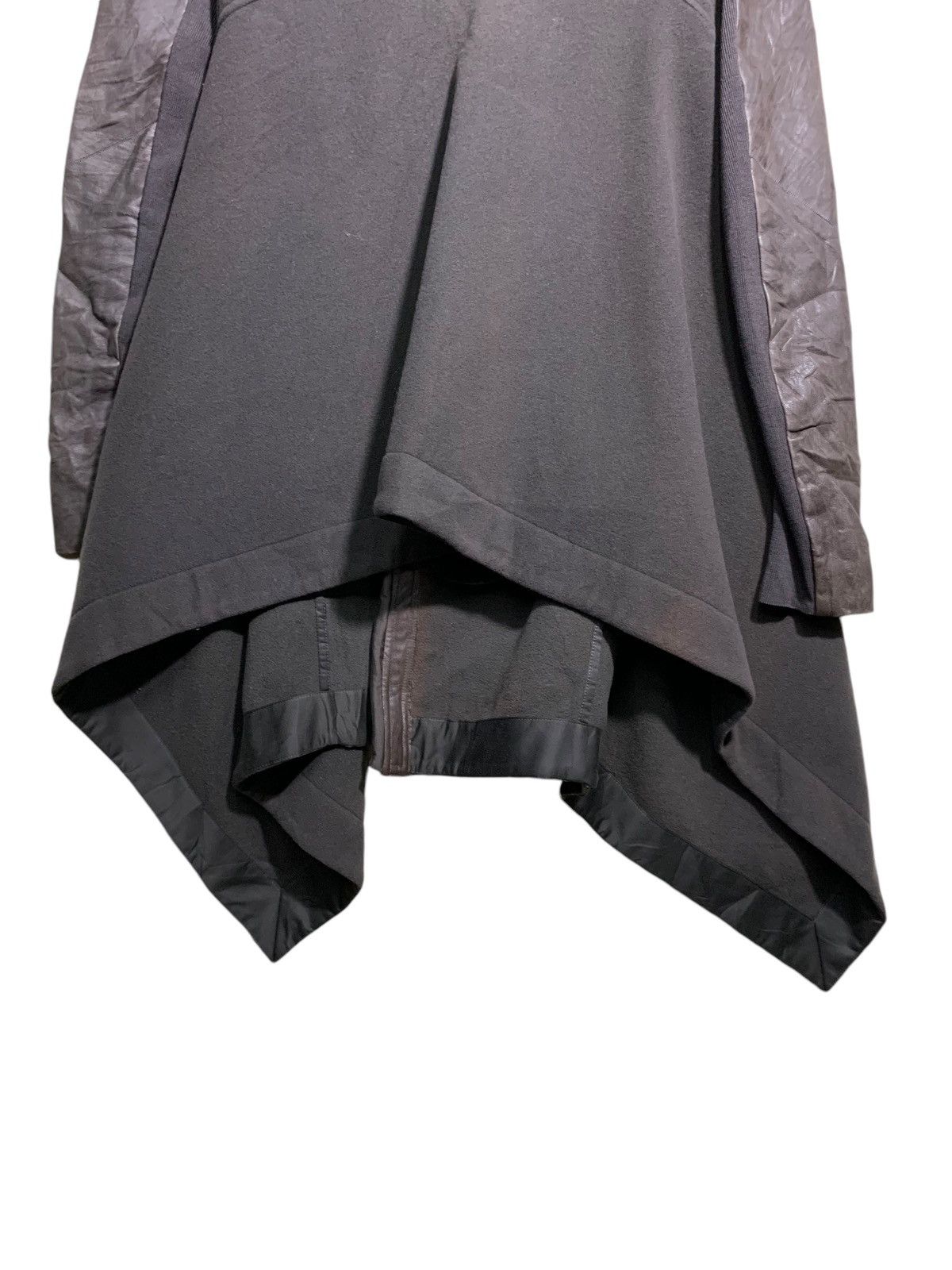 Rick Owens 🔥VTG RICK OWENS DARK DUST LEATHER/WOOL BIKER JACKET Size US S / EU 44-46 / 1 - 10 Thumbnail