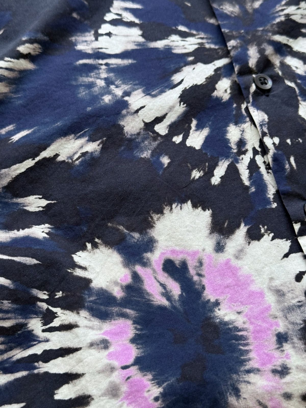 Dries Van Noten Dries Van Noten Tie Dye Button Up Shirt Size US M / EU 48-50 / 2 - 11 Thumbnail