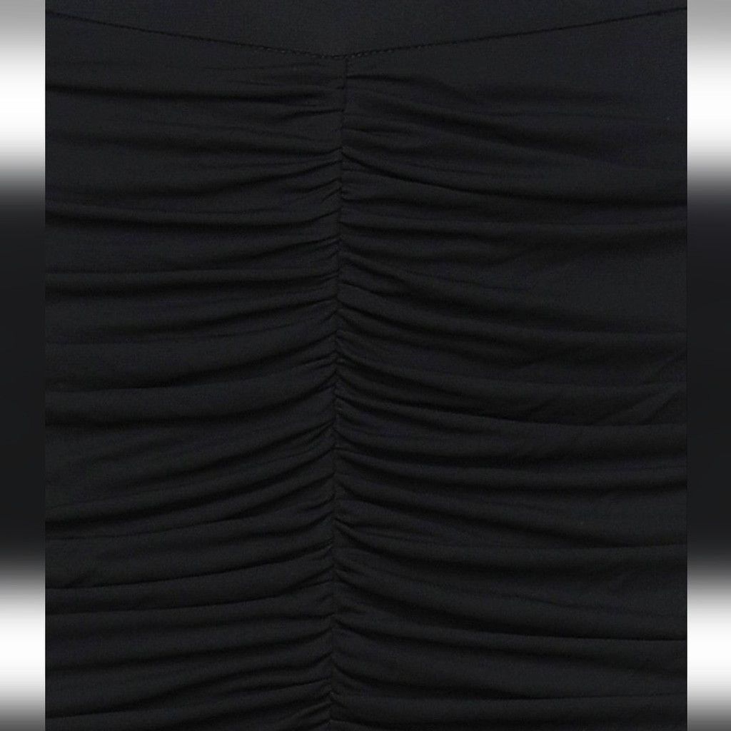 Tom Ford Tom Ford Black Skinny Ruched High Waisted Pants Size 27" / US 4 / IT 40 - 4 Thumbnail