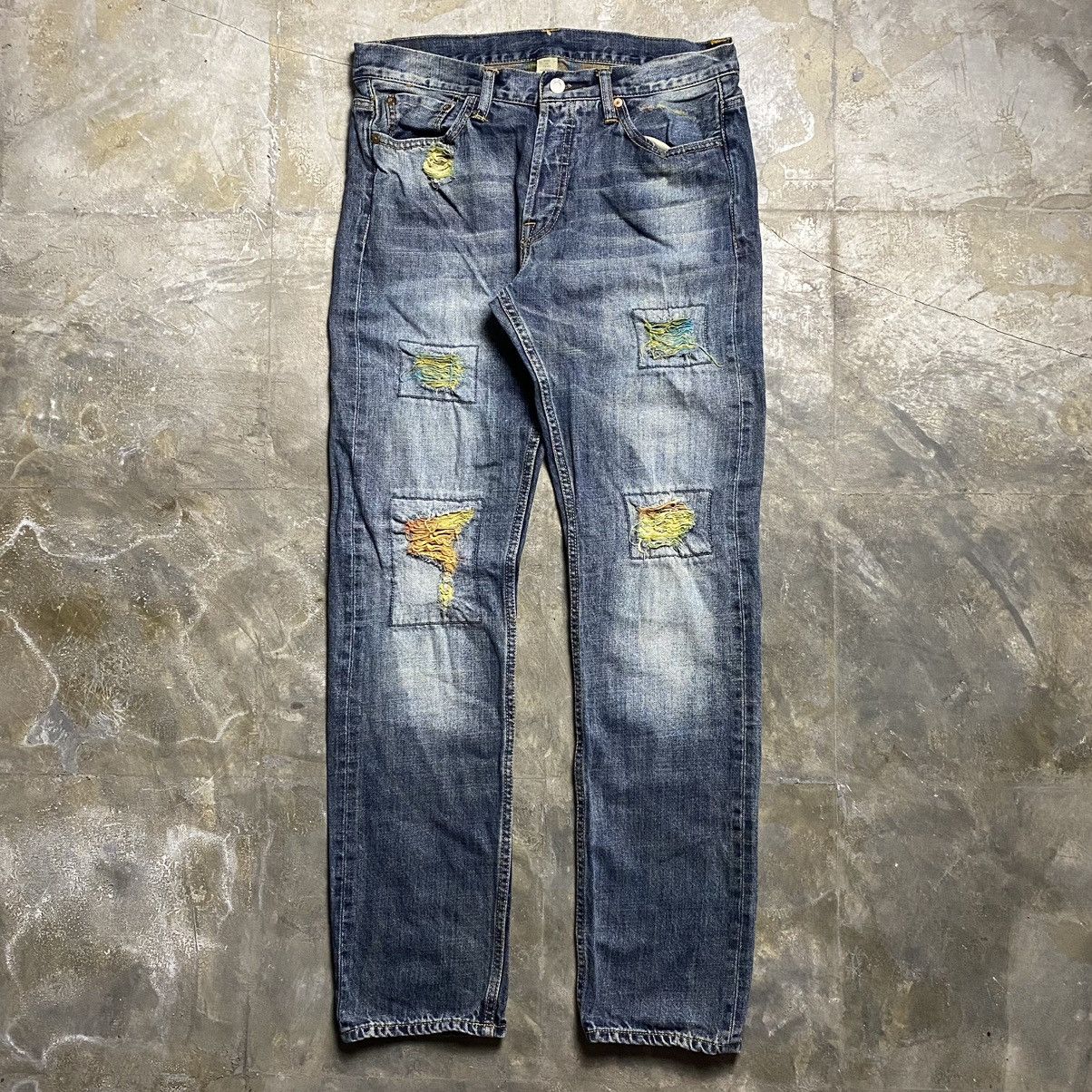 RRL Ralph Lauren RRL Ralph Lauren SF Shuttle Woven Selvedge Denim Jeans Size US 33 - 1 Thumbnail