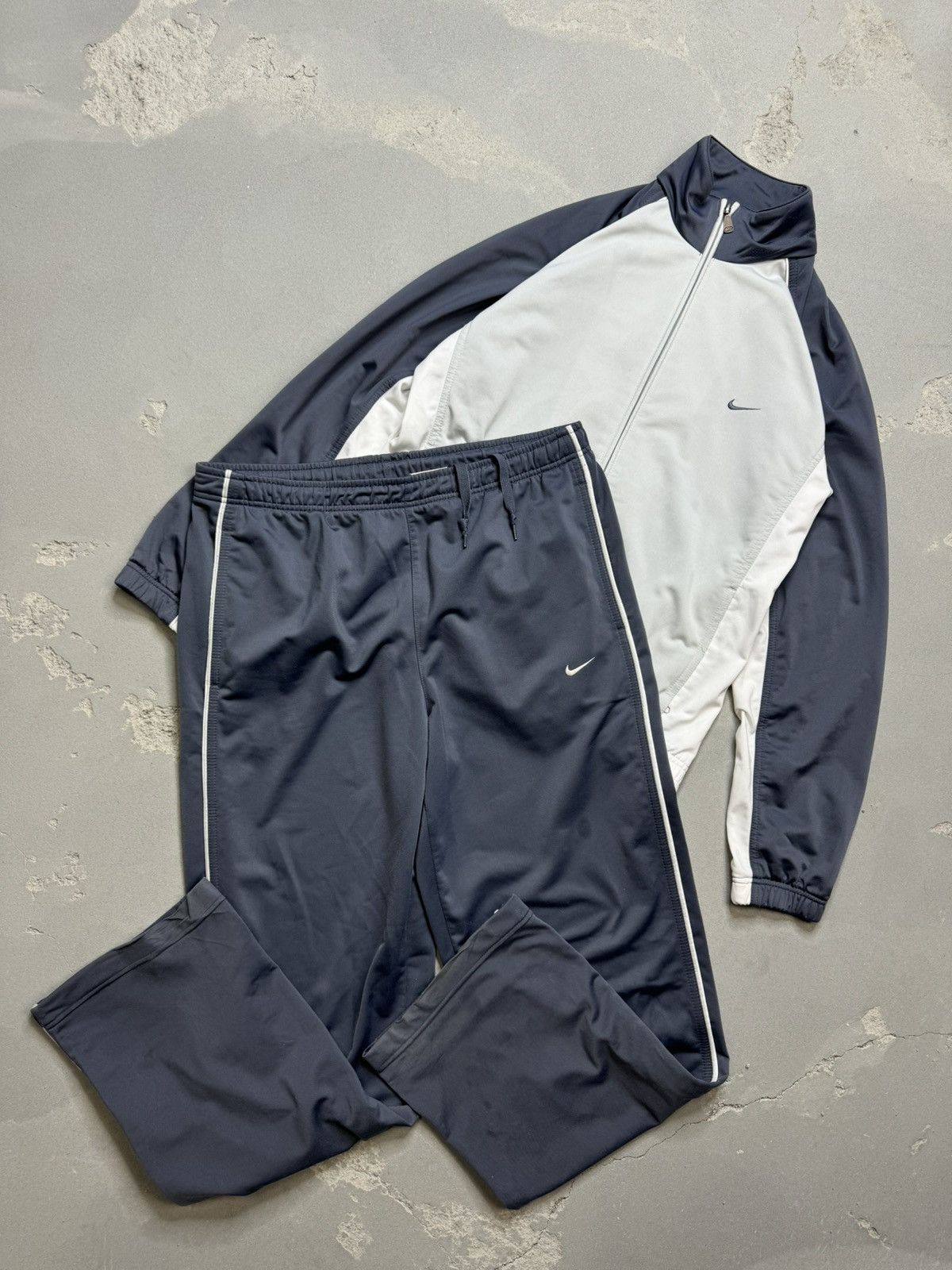 Vintage Nike 00s Track Jacket And Pants Track suit Nylon Y2K