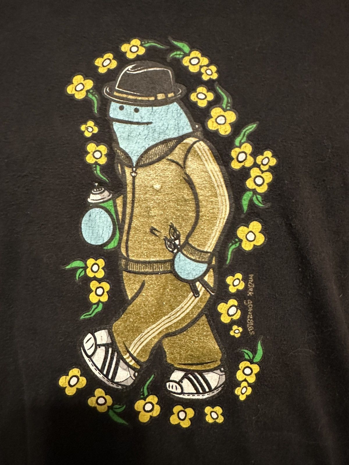 Krooked Vintage Krooked Skateboard Tee Skate Tee Marc Gonzales Grail Size US M / EU 48-50 / 2 - 2 Thumbnail
