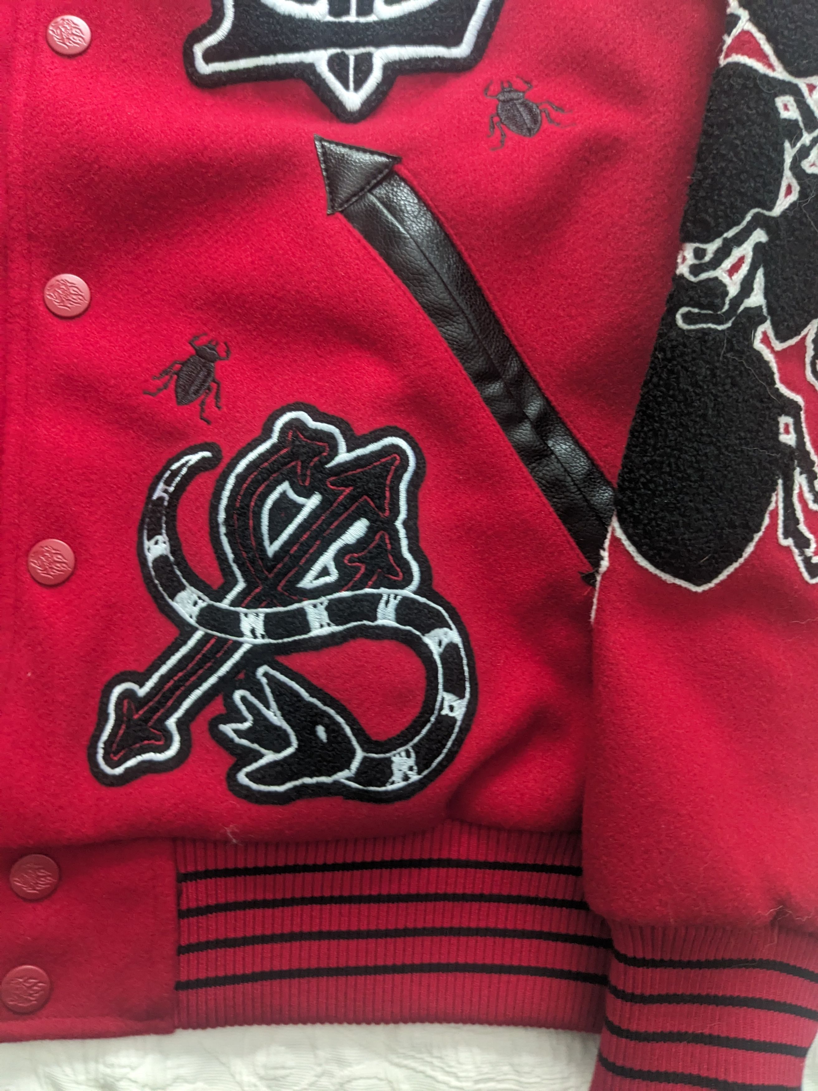 Civil Regime Civil Regime X Beetlejuice Collab Varsity Jacket Size US M / EU 48-50 / 2 - 3 Thumbnail