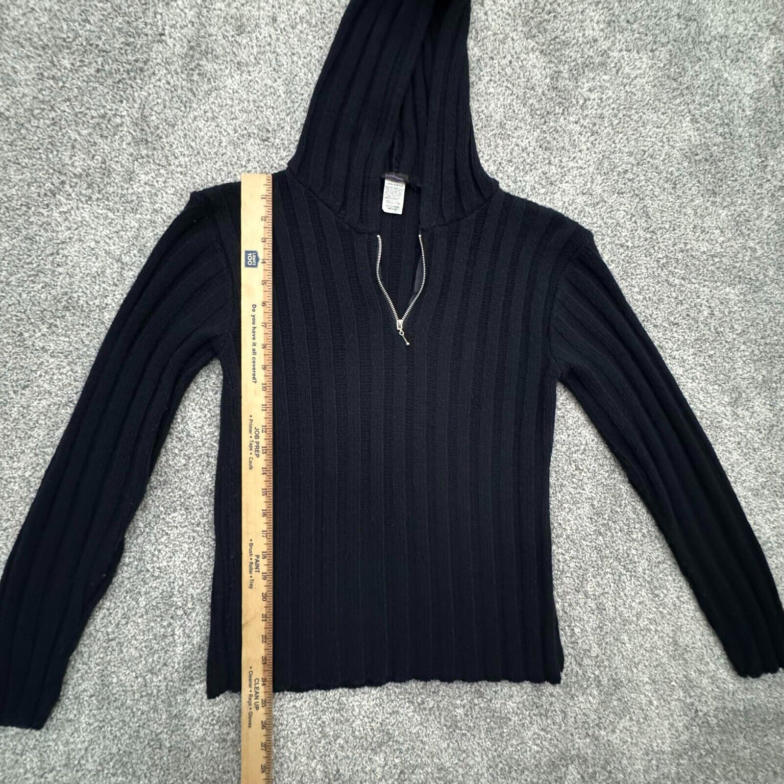 Other Vintage Juncture Hoodie Sweater Women Medium 90s Y2K 1/4 Zip Size M / US 6-8 / IT 42-44 - 2 Thumbnail
