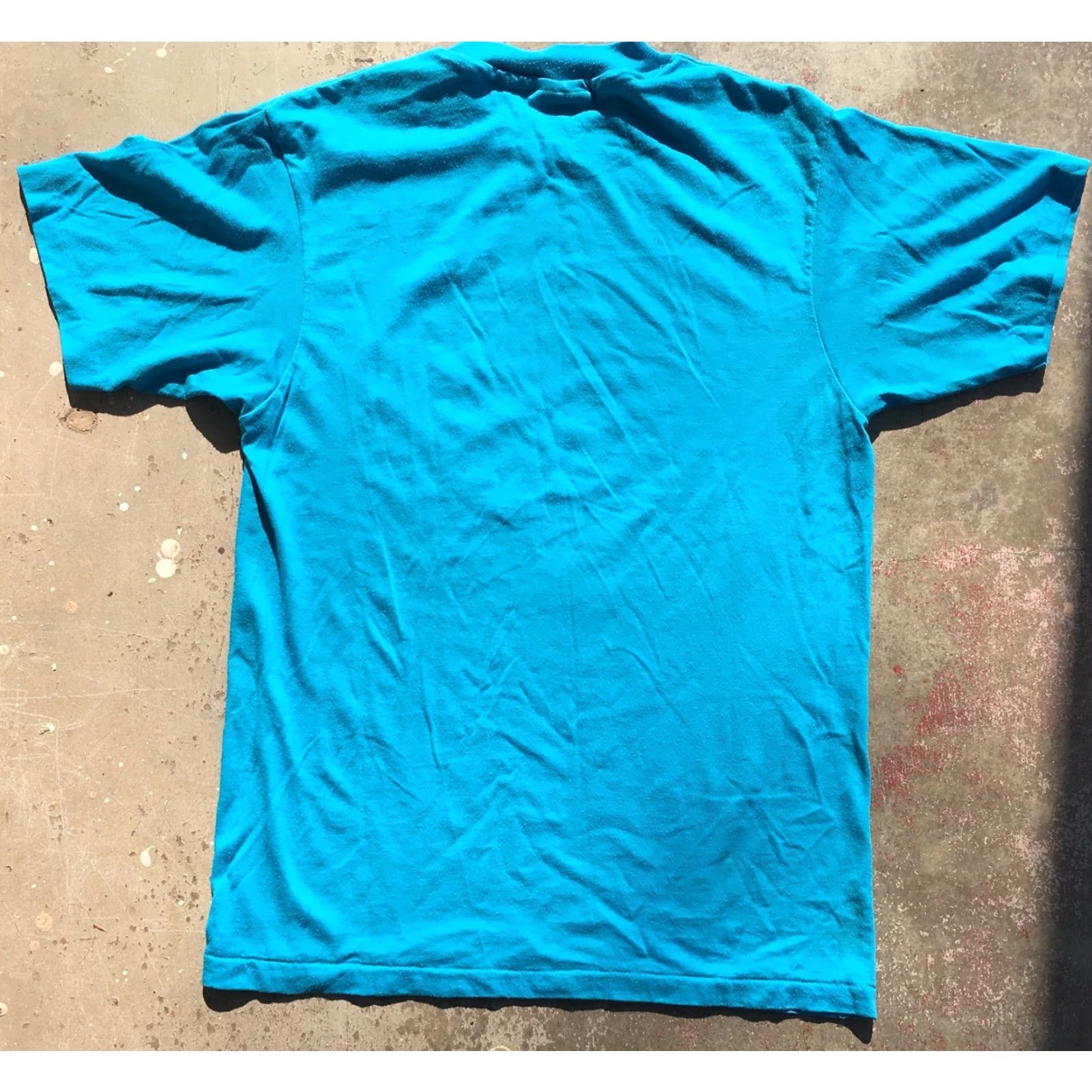 Hanes VINTAGE Hanes Fifty Fifty The Pub GOLF 1988 T Shirt 80s Made In USA Size M Blue Short Sleeve Mens Graphic Tee Size US M / EU 48-50 / 2 - 7 Thumbnail