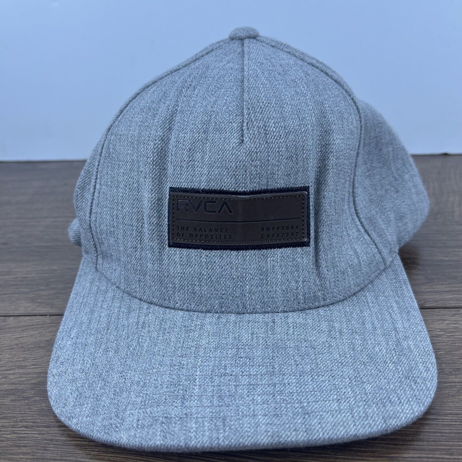 RVCA RVCA Hat RVCA Gray Snapback Hat Gray Hat Adjustable Gray Adu Size ONE SIZE - 2 Thumbnail
