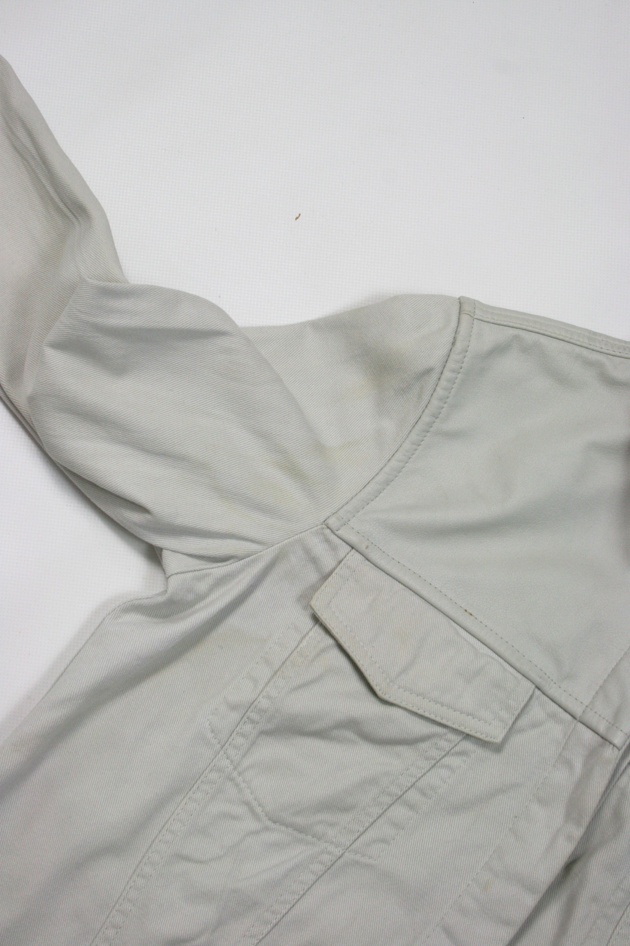 Alexander Wang Leather Shoulders Denim Jacket Size L / US 10 / IT 46 - 7 Thumbnail