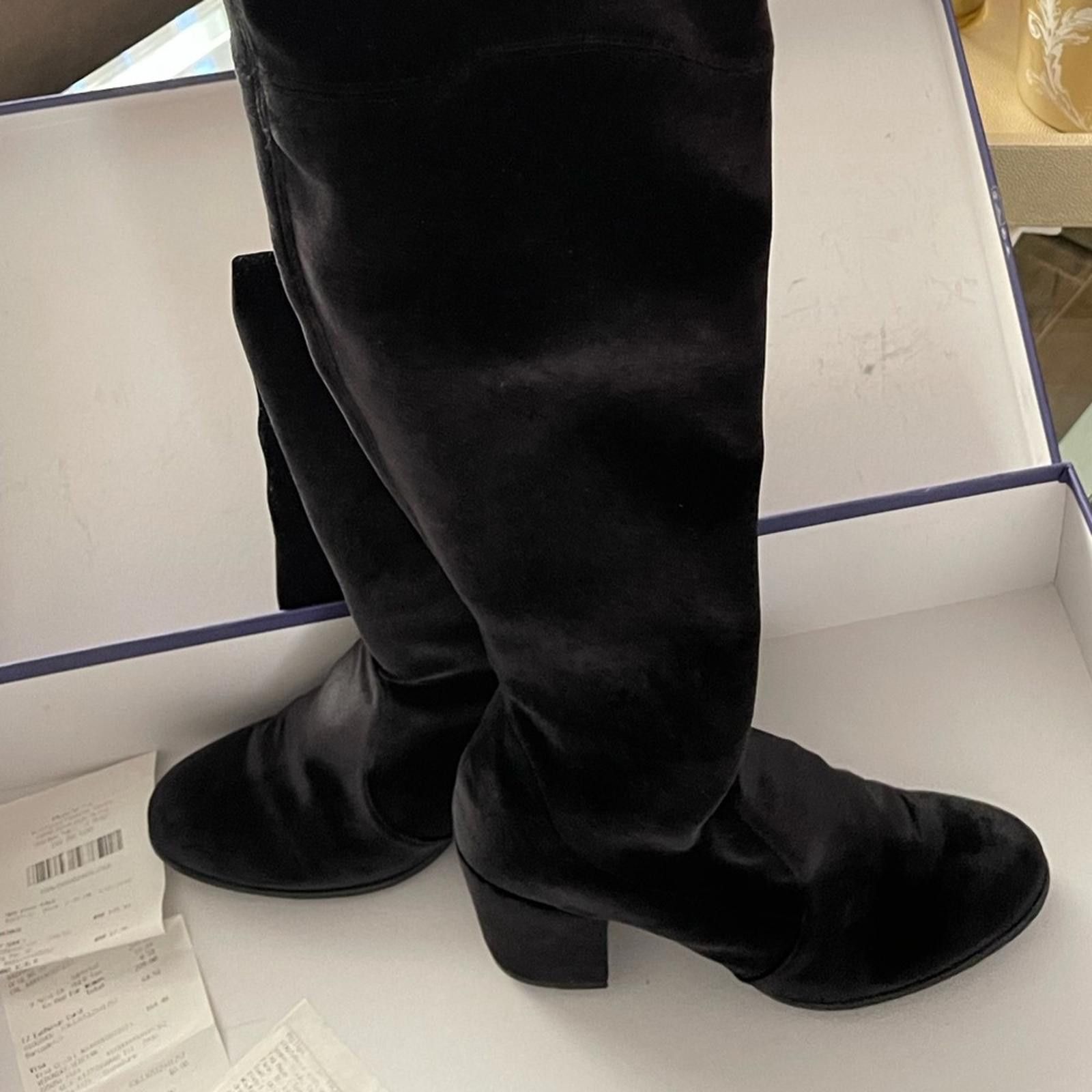 Stuart Weitzman Stuart Weitzman velour over the knee boots Size US 7.5 / IT 37.5 - 3 Thumbnail