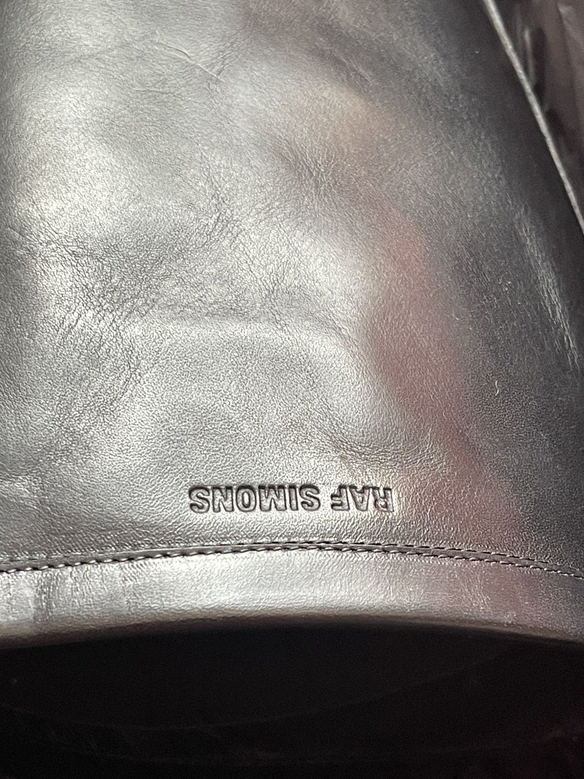 Raf Simons Black Heel Boots Size US 12 / EU 45 - 7 Thumbnail