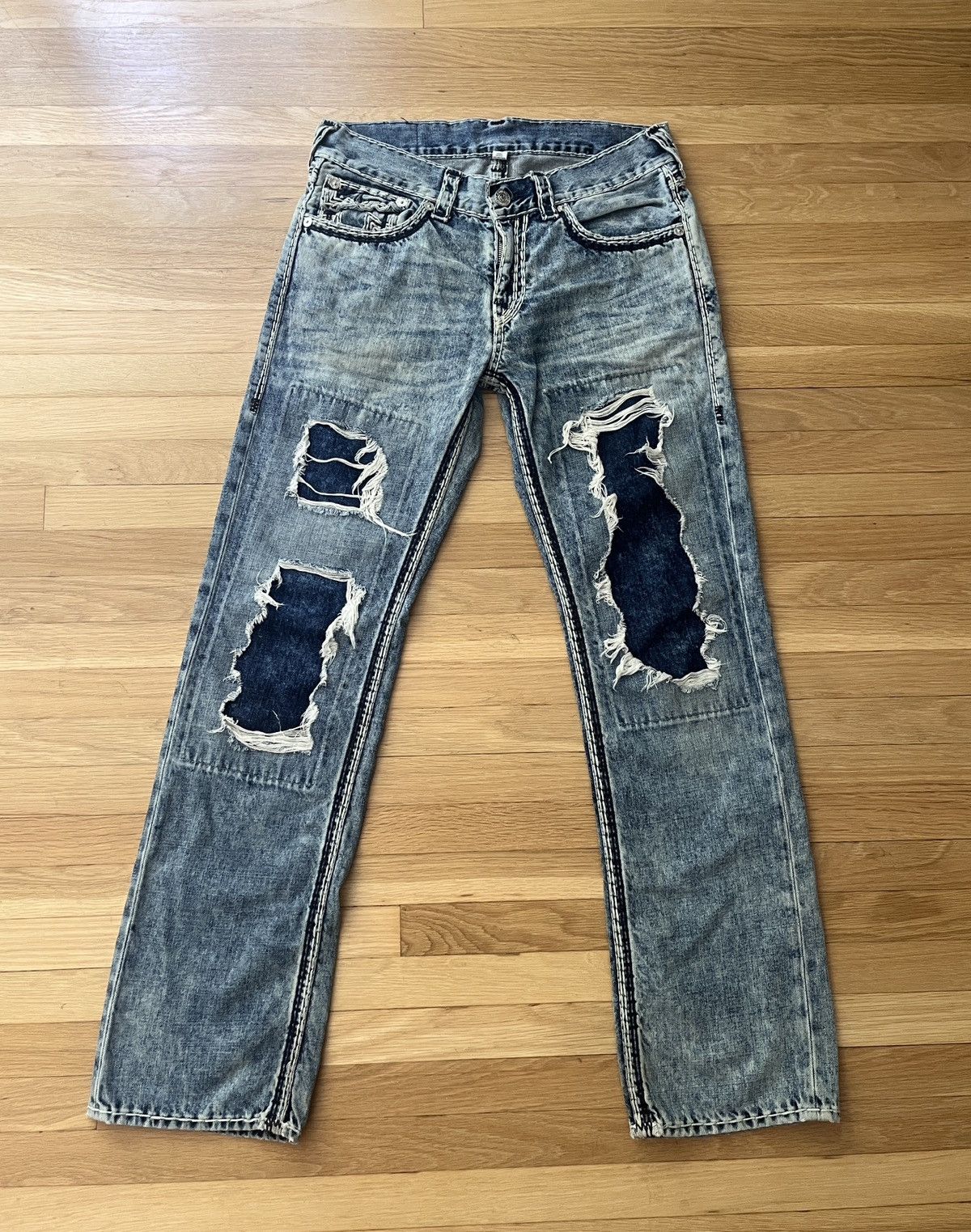 True Religion Acid Wash “Distressed” Rare Jeans