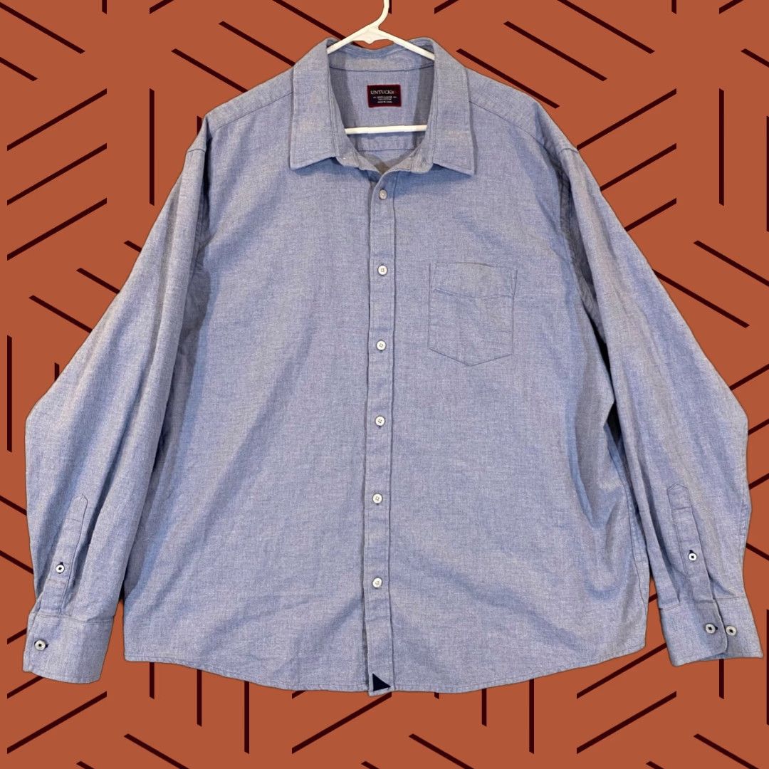 UNTUCKit UNTUCKit Shirt Mens 3XL Blue Button Up Dress Classic Top 100% Cotton L/S Shirt Mens 3XL Blue Button Up Dress Classic Top 100% Cotton L/S Size US XXL / EU 58 / 5 - 1 Thumbnail