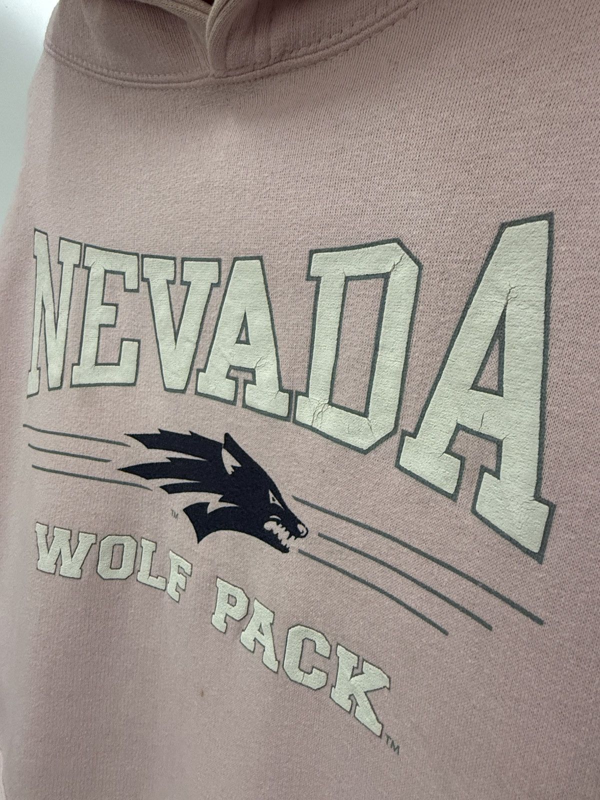 Logo Athletic 🔥 Men's Apparel Pink Nevada Wolf Pack SPORTWEAR Sweatshirt Size US L / EU 52-54 / 3 - 6 Thumbnail